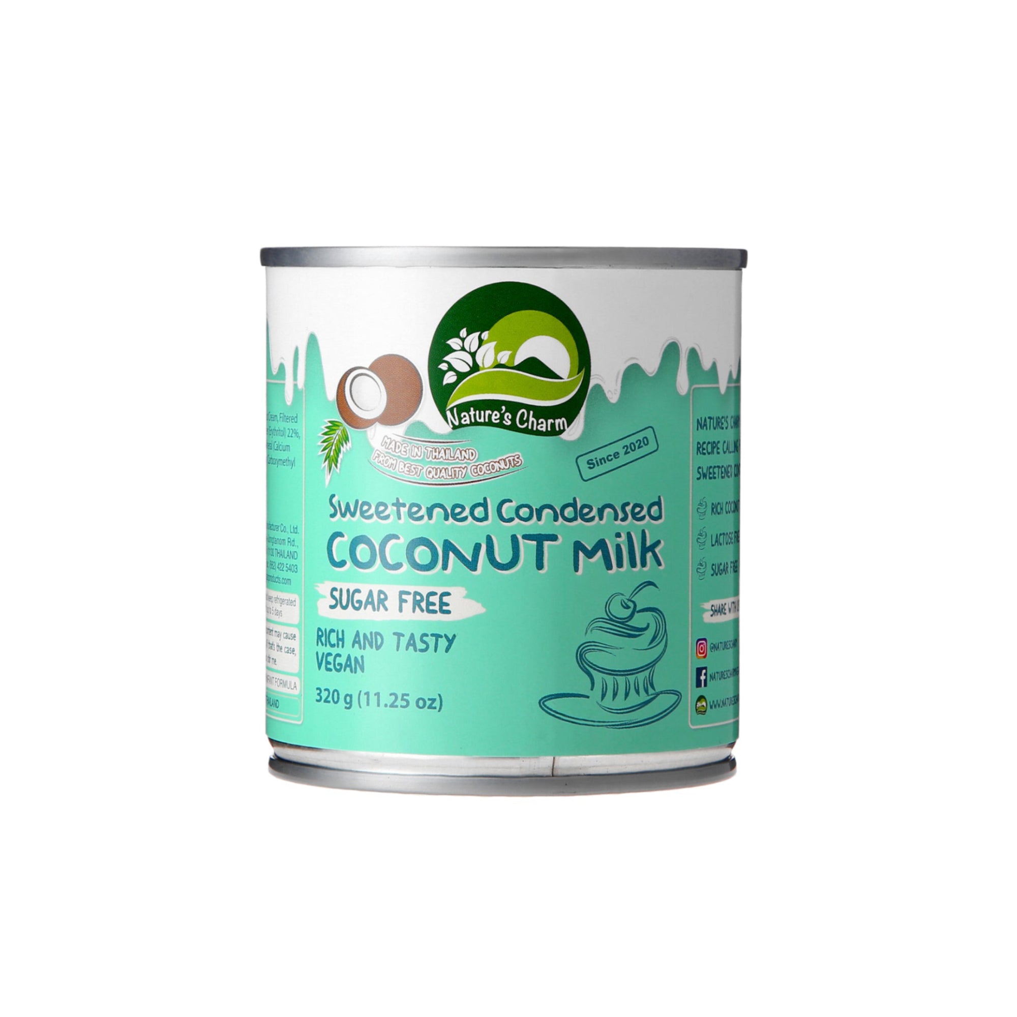 Krém kokosový kondenzovaný se sladidly 320 g   NATURE'S CHARM Nature's Charm