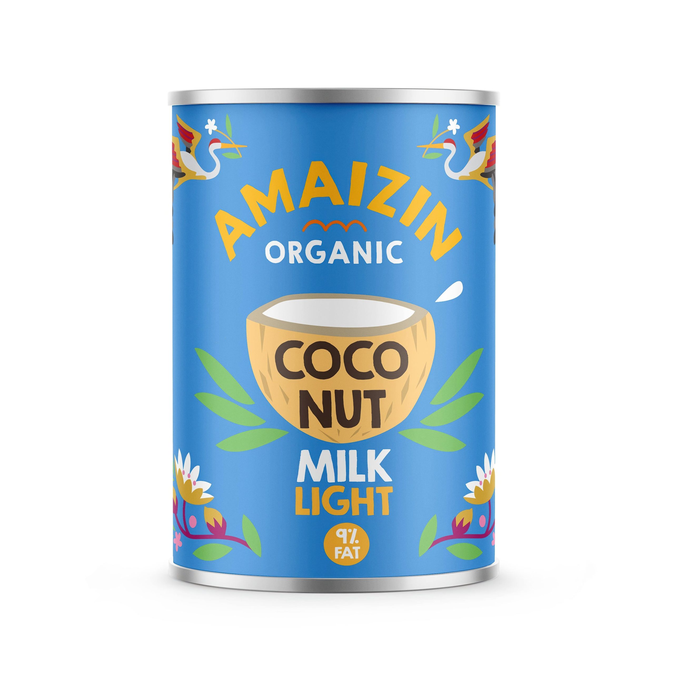 Krém kokosový light 9 % tuku 400 ml BIO   AMAIZIN Amaizin
