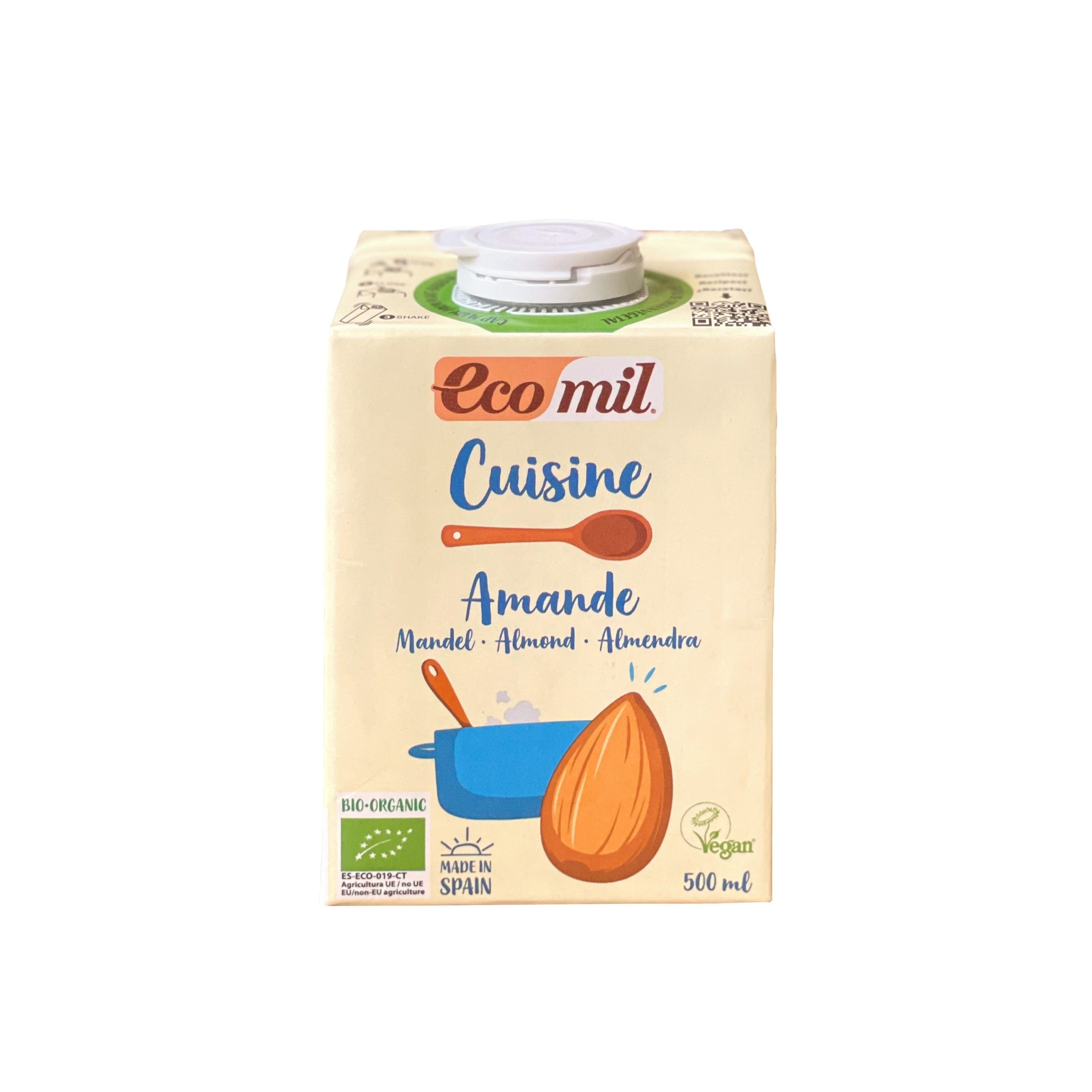 Krém mandlový na vaření 500 ml BIO   ECOMIL EcoMil