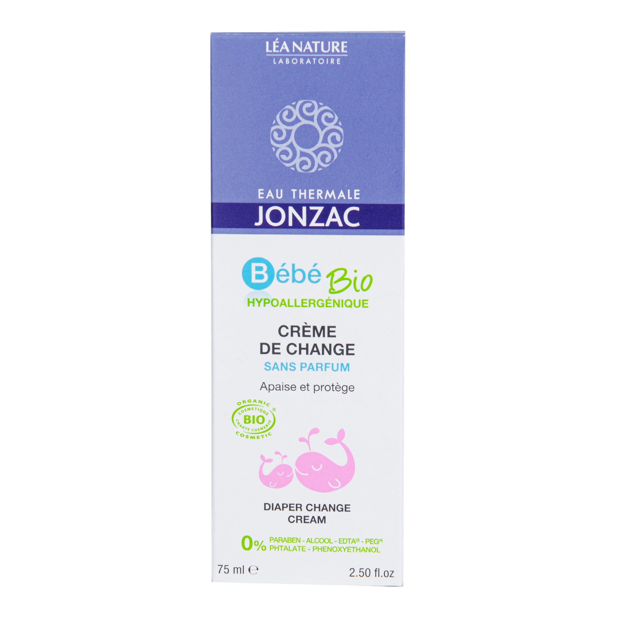 Krém na přebalování  BÉBÉ BIO 75 ml   JONZAC Jonzac