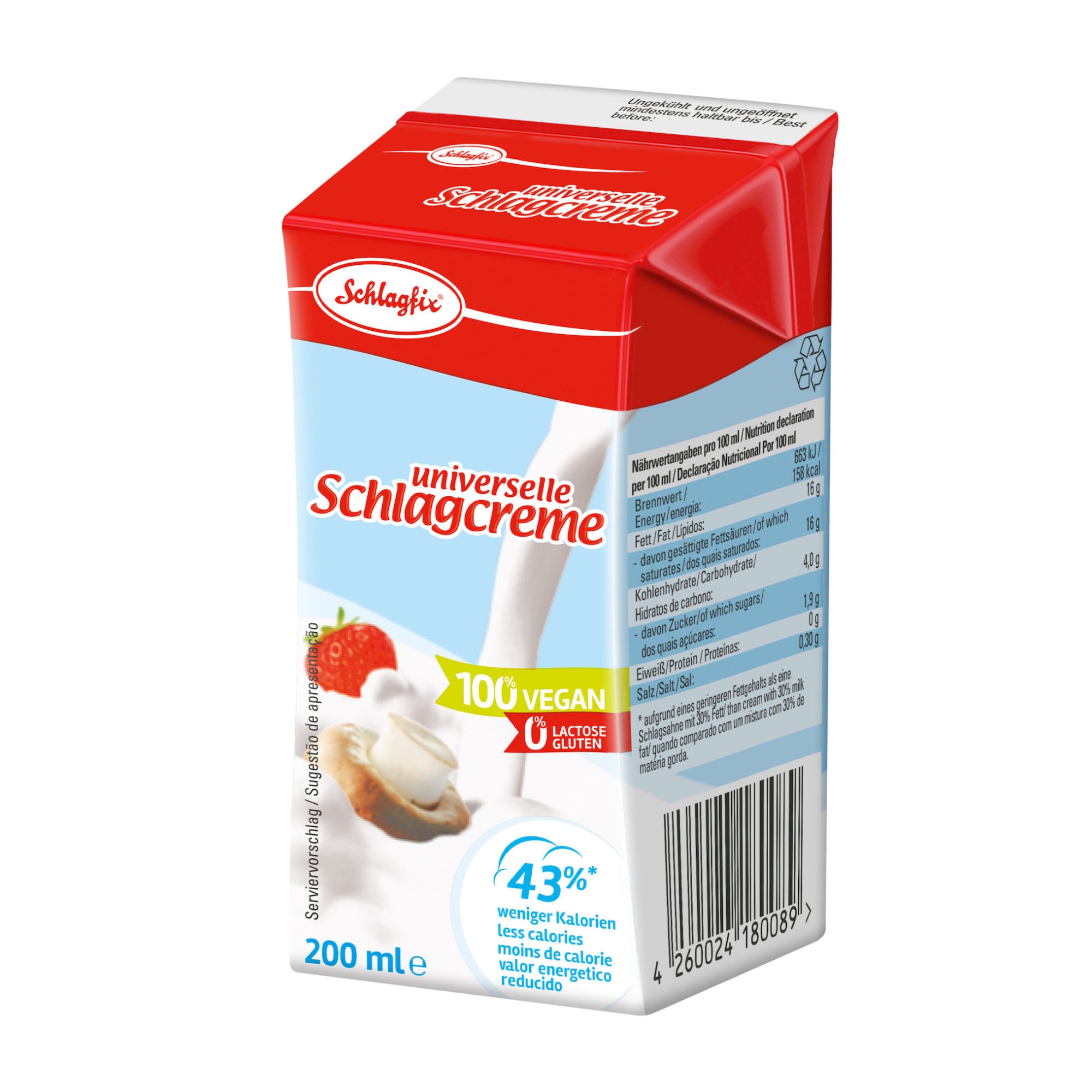 Krém na šlehání 200 ml   SCHLAGFIX Schlagfix