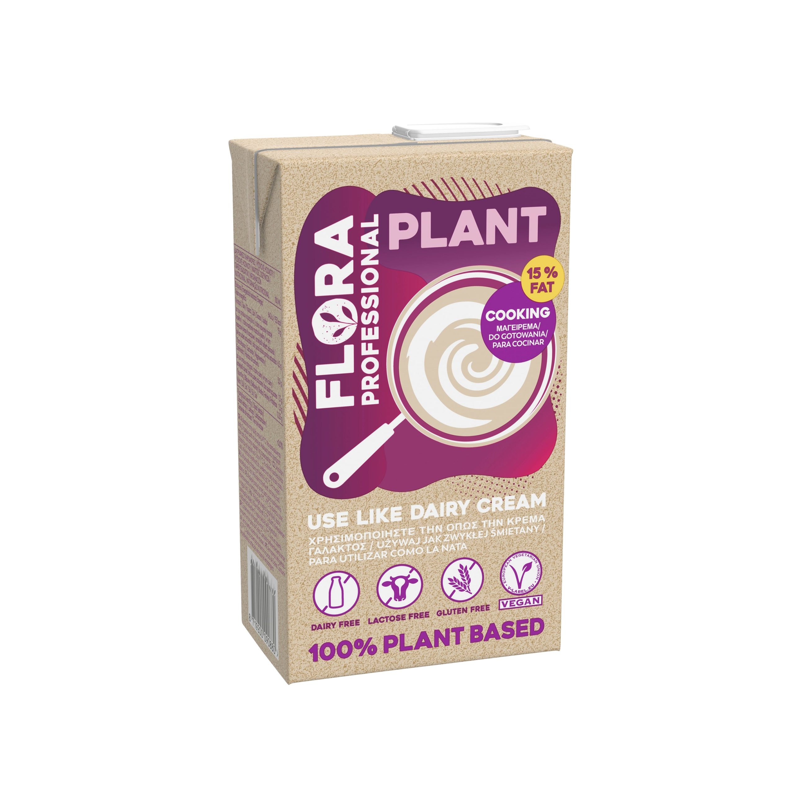 Krém rostlinný na vaření 15 % 1l   FLORA Flora