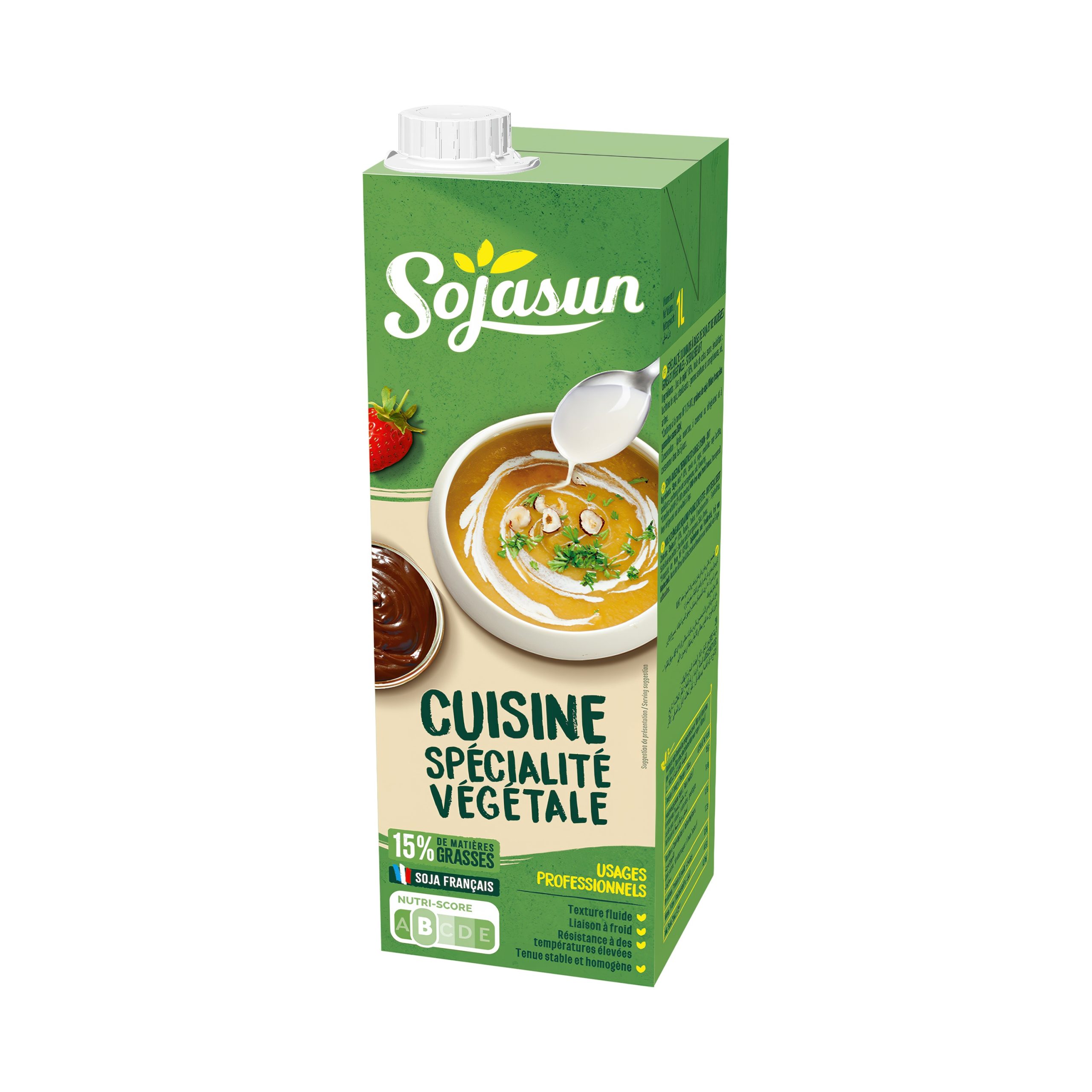 Krém sójový na vaření 15 % tuku 1 l   SOJASUN Sojasun