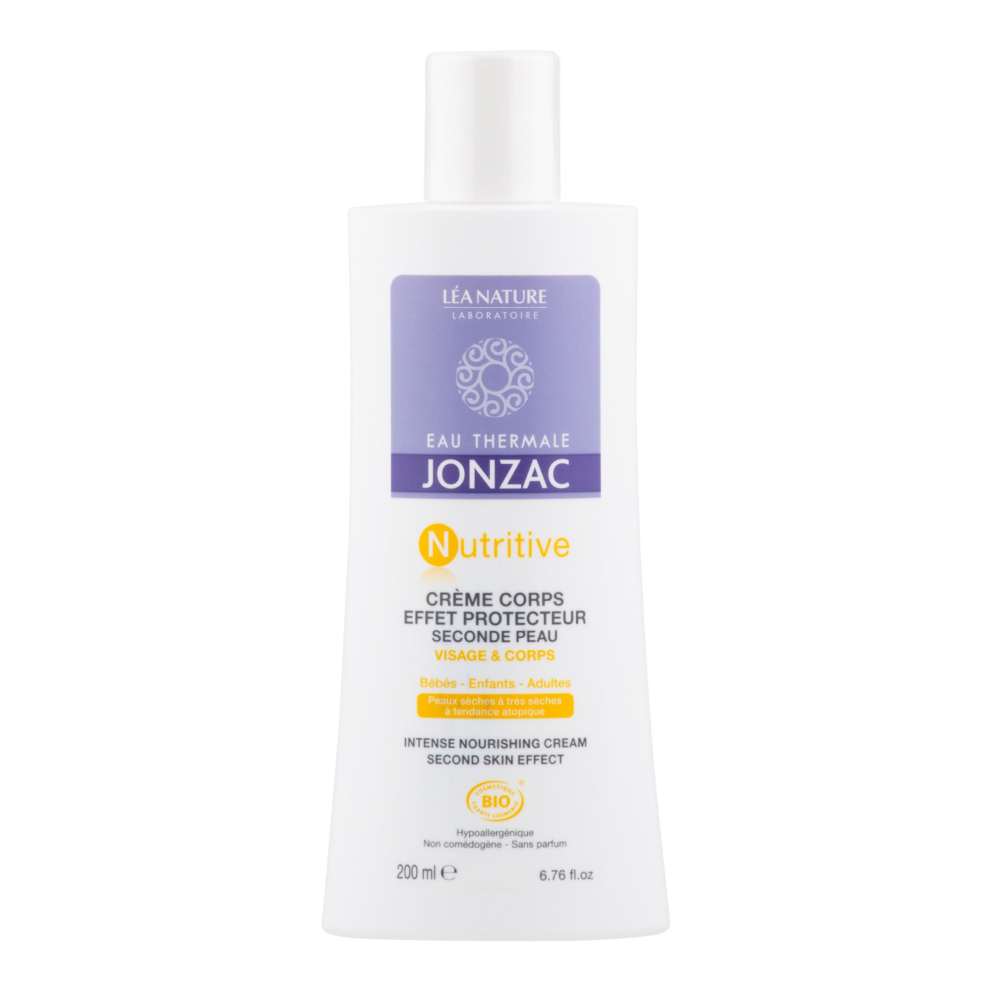 Krém tělový ochranný pro citlivou a velmi suchou pleť 200 ml NUTRITIVE BIO   JONZAC Jonzac