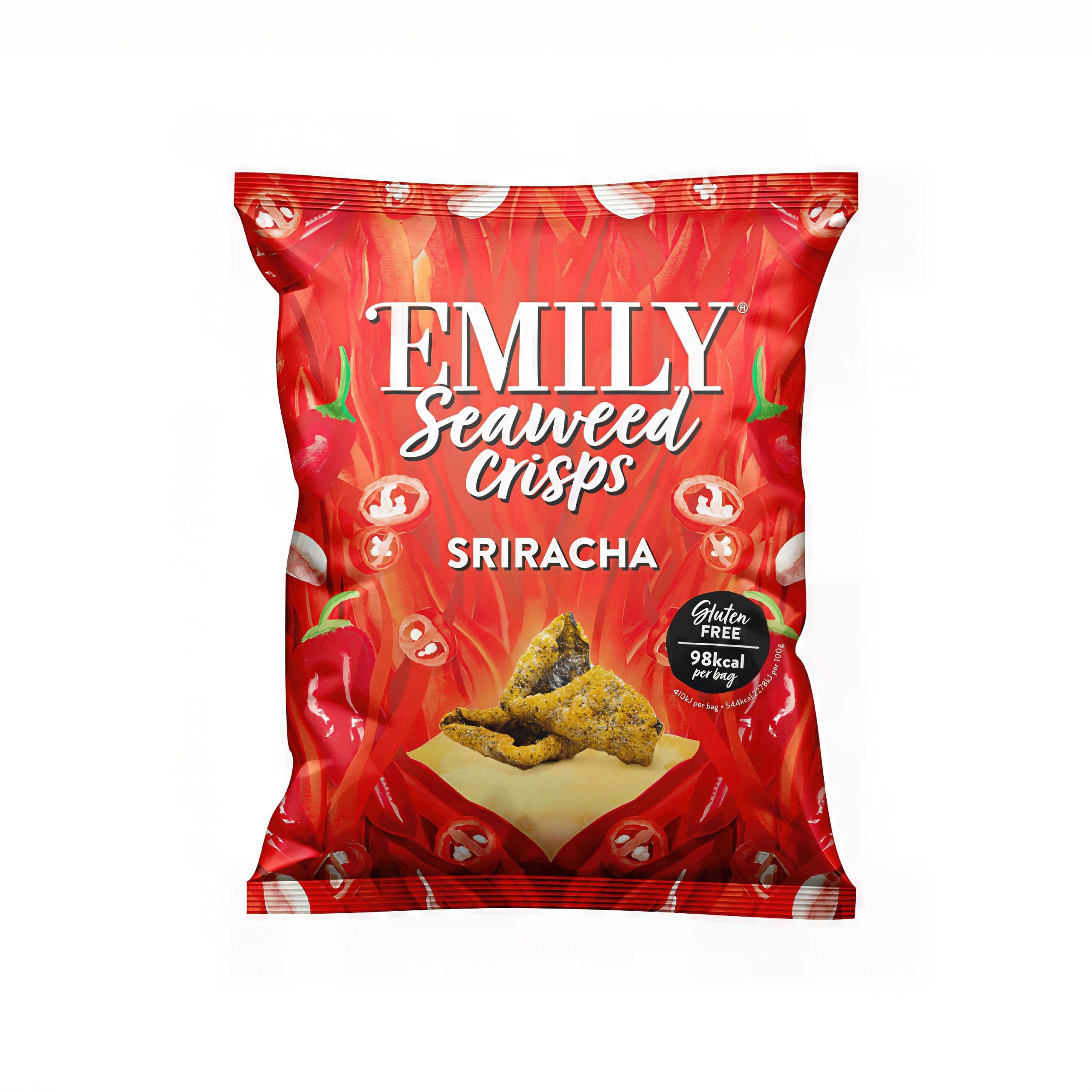 Křupky z mořských řas s příchutí sladkého chilli 18 g   EMILY Emily