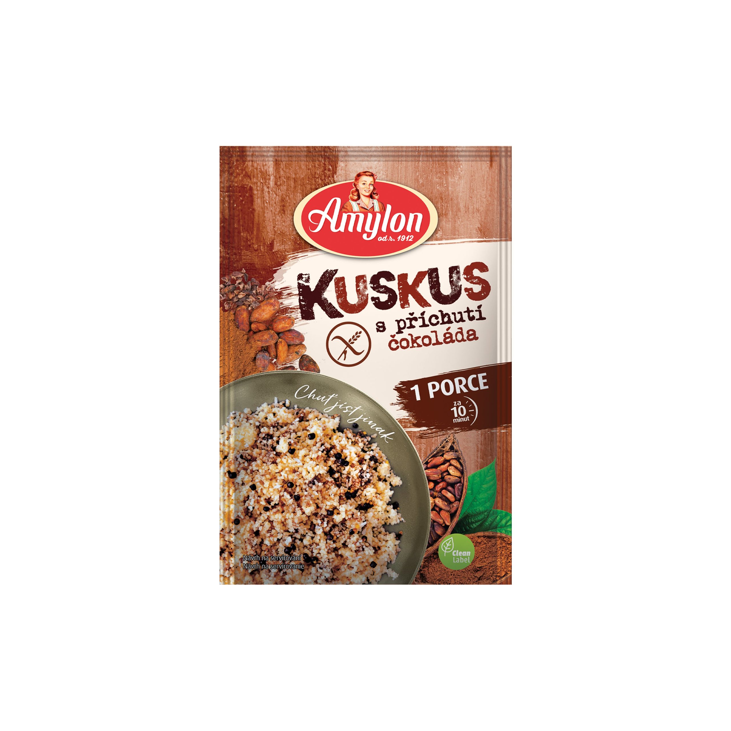 Kuskus s čokoládou 75 g   AMYLON Amylon