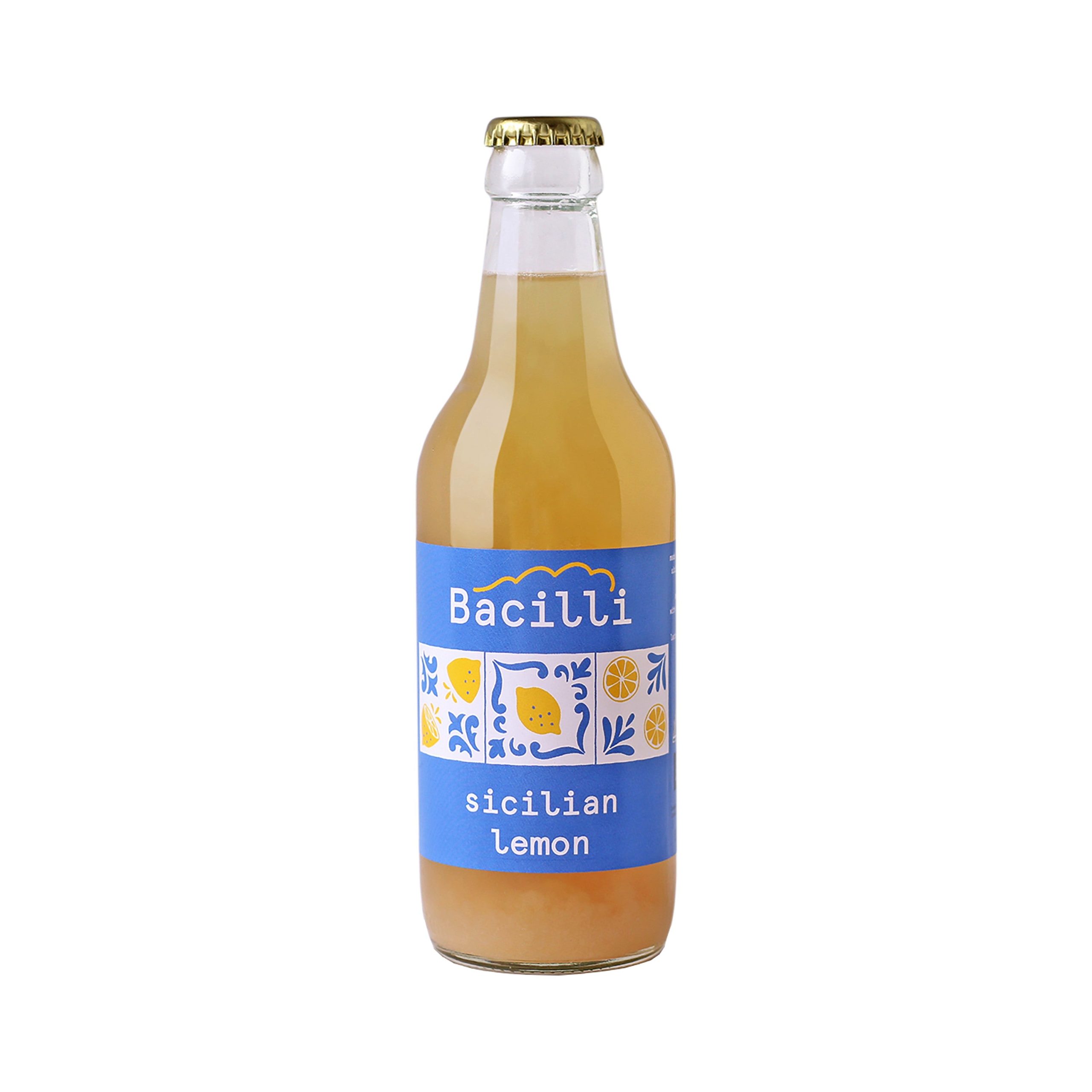Limonáda fermentovaná Sicilský citrón 330 ml BIO   BACILLI Bacilli