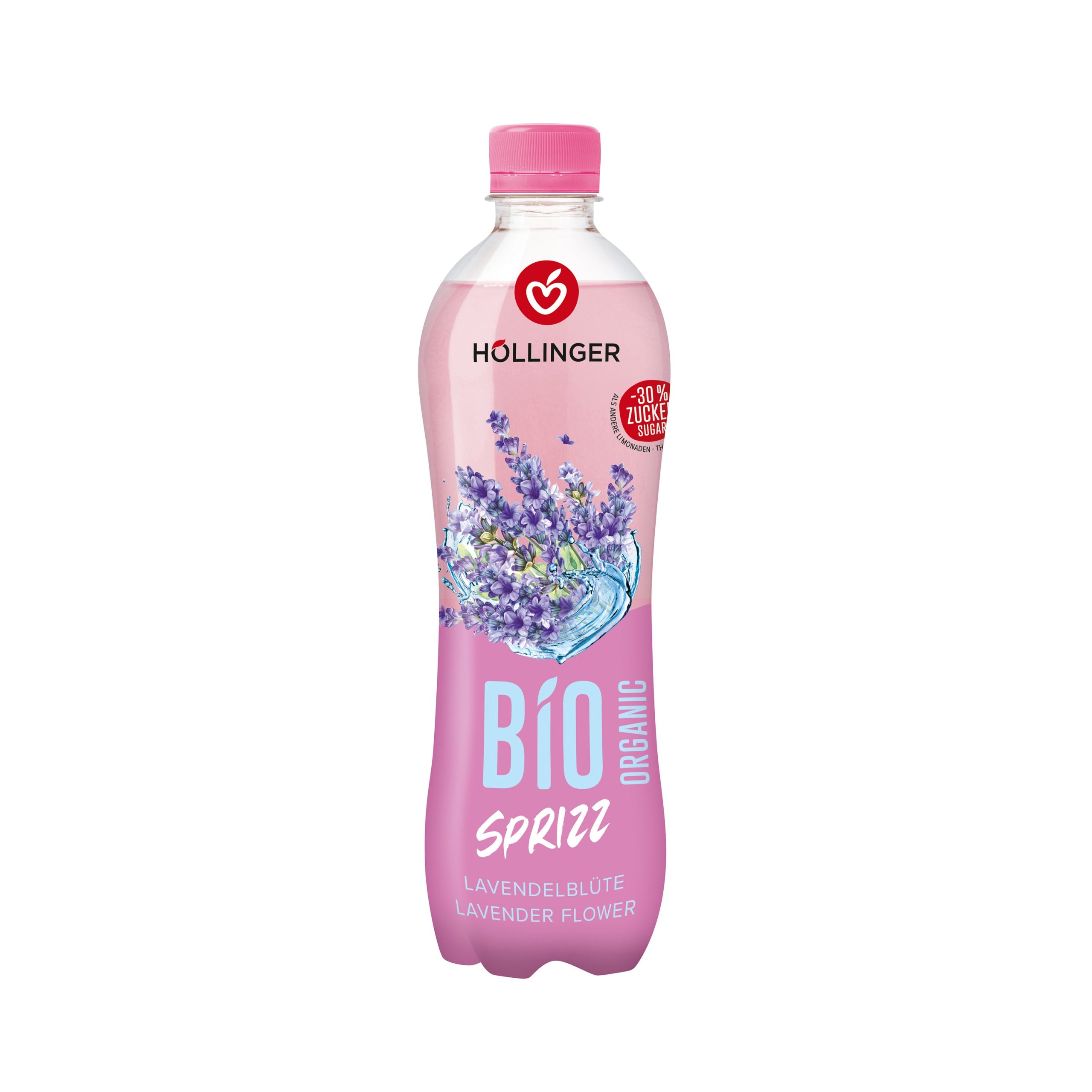 Limonáda s příchutí levandule 500 ml BIO   HOLLINGER Hollinger