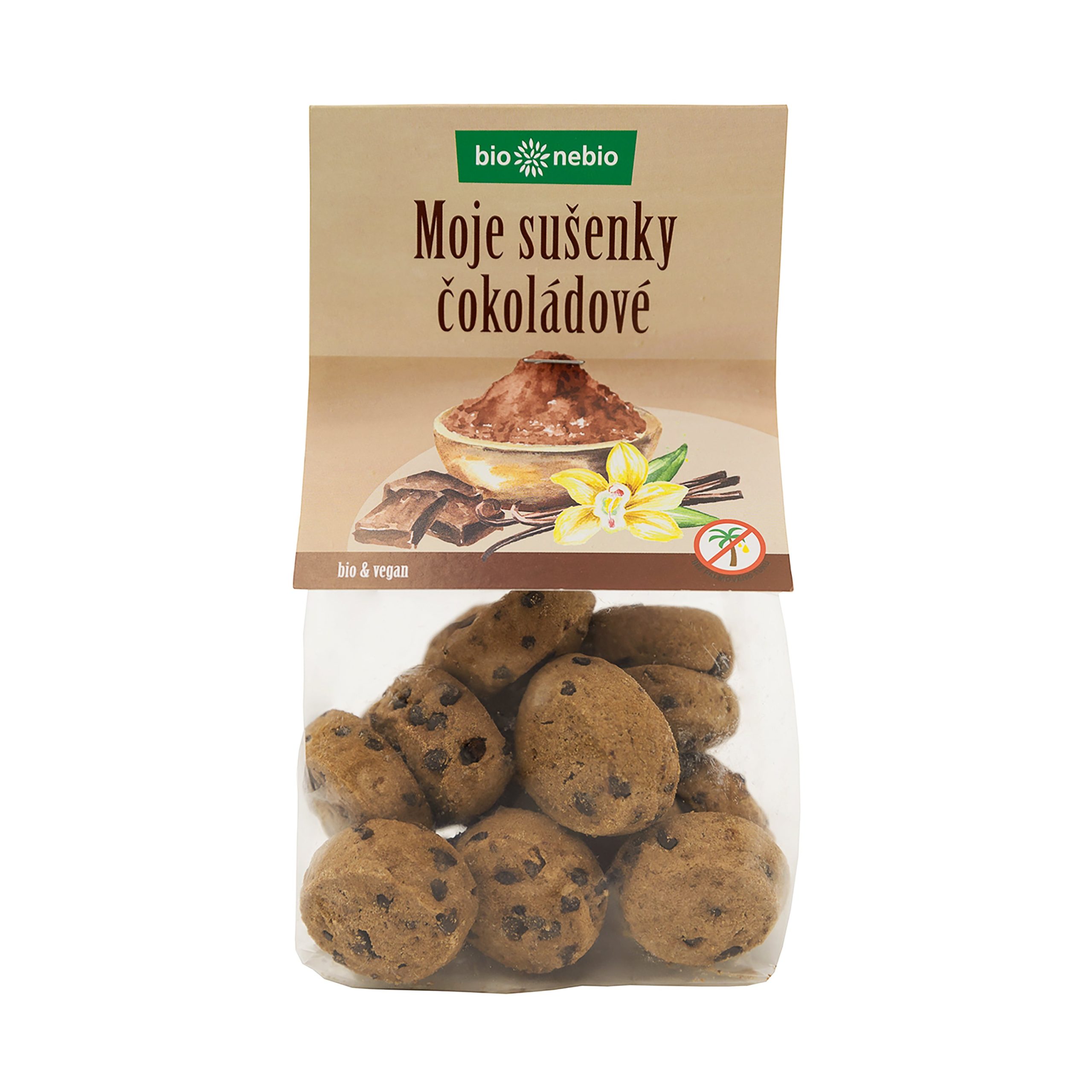 MOJE SUŠENKY čokoládové 130 g BIO   BIO NEBIO Bio nebio