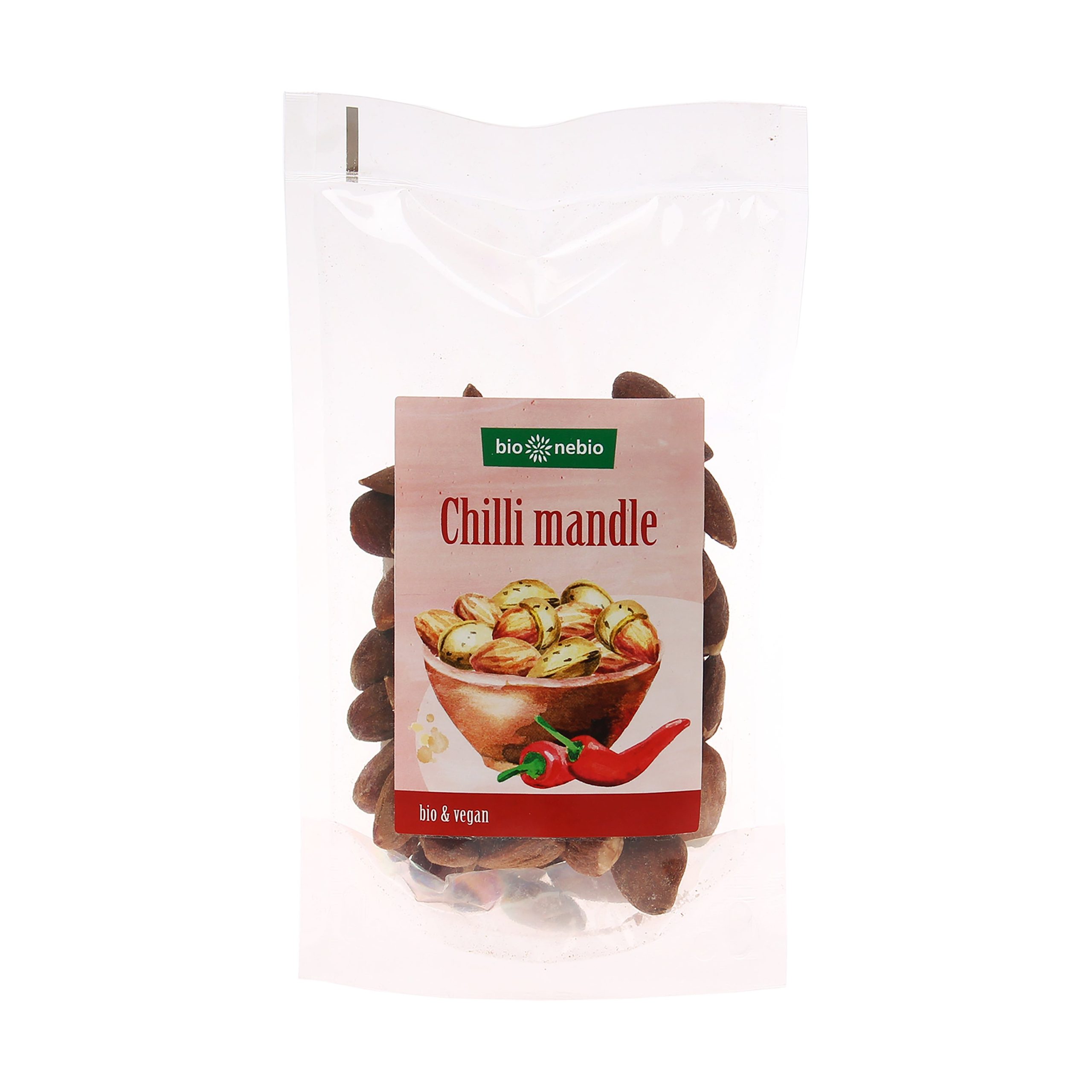 Mandle chilli pražené 100 g BIO   BIO NEBIO Bio nebio