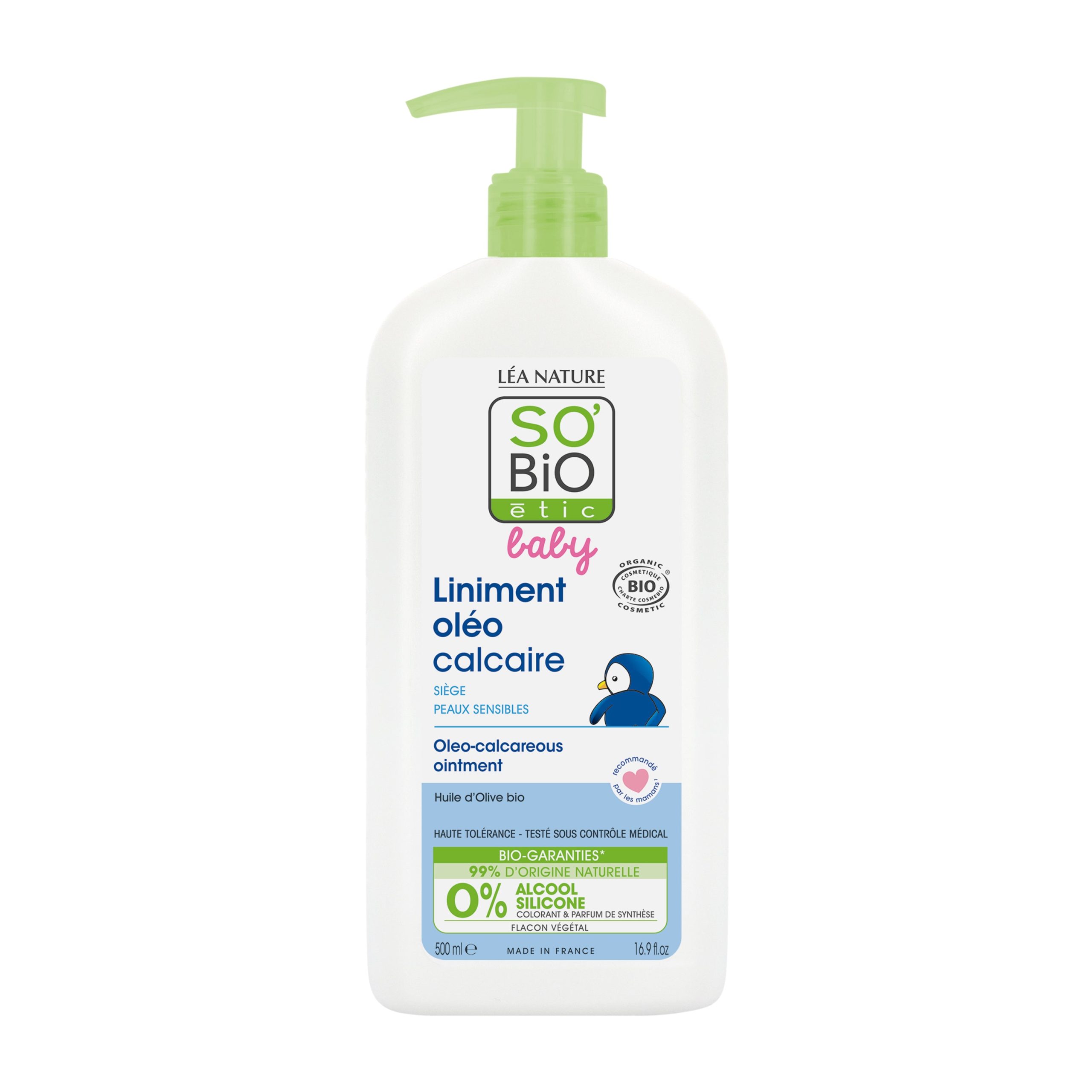 Mast dětská oleo-vápenná 500 ml BIO   SO’BiO étic SO’BiO étic
