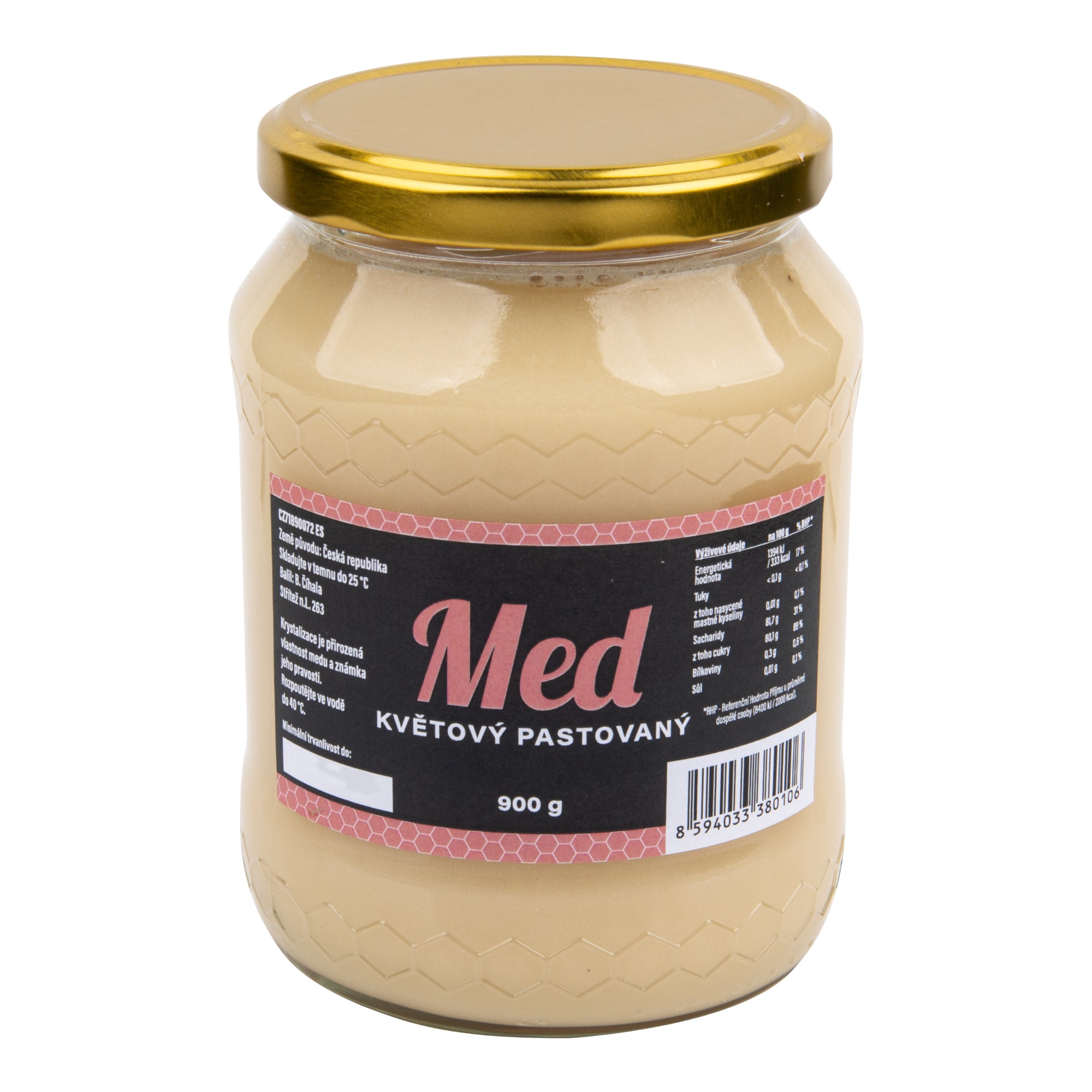 Med květový pastovaný 900 g   ČÍHALA Bedřich Číhala