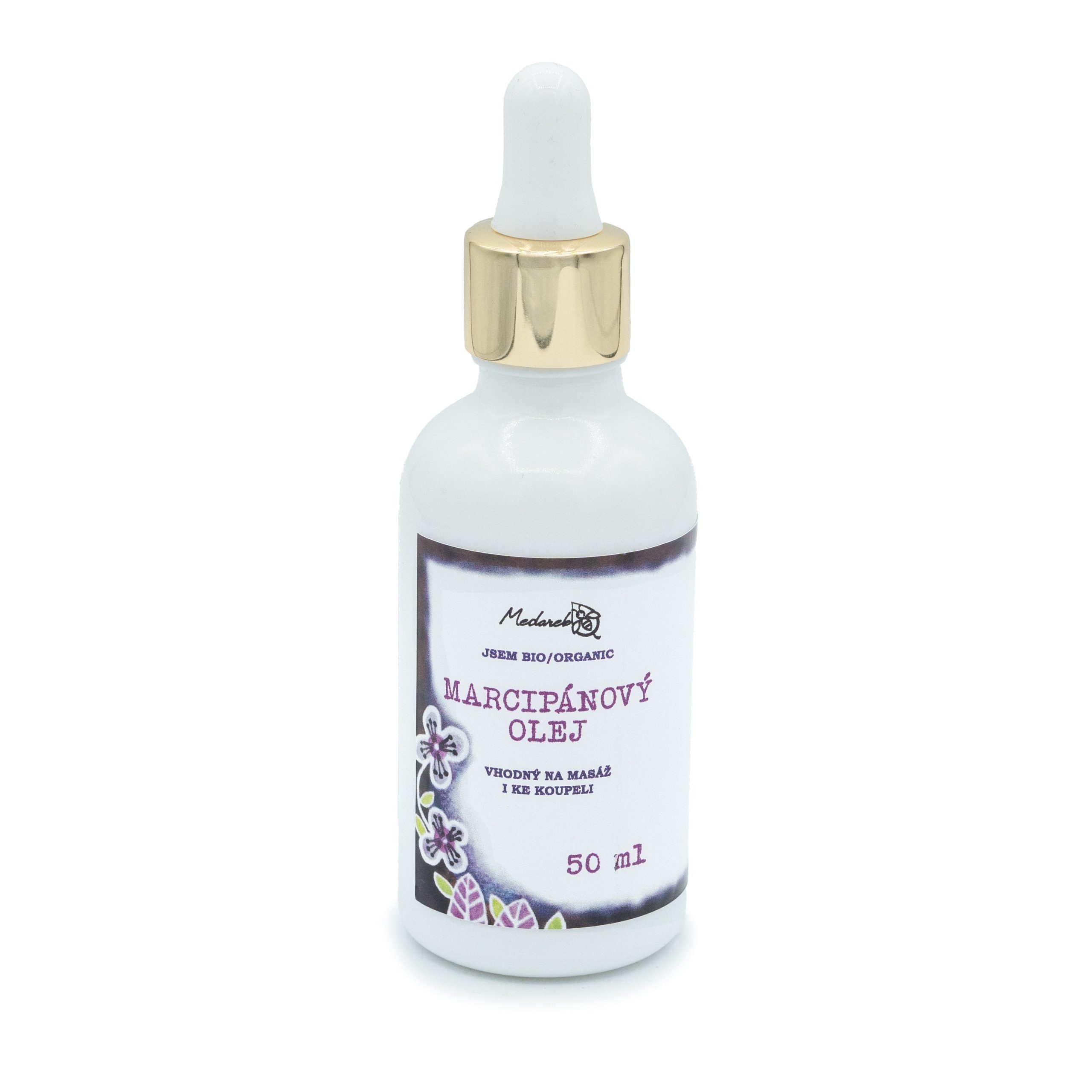 Medarek Marcipánový olej (50 ml) - exp. 12/2025 - do koupele a na masáž pro miminka i dospělé Medarek