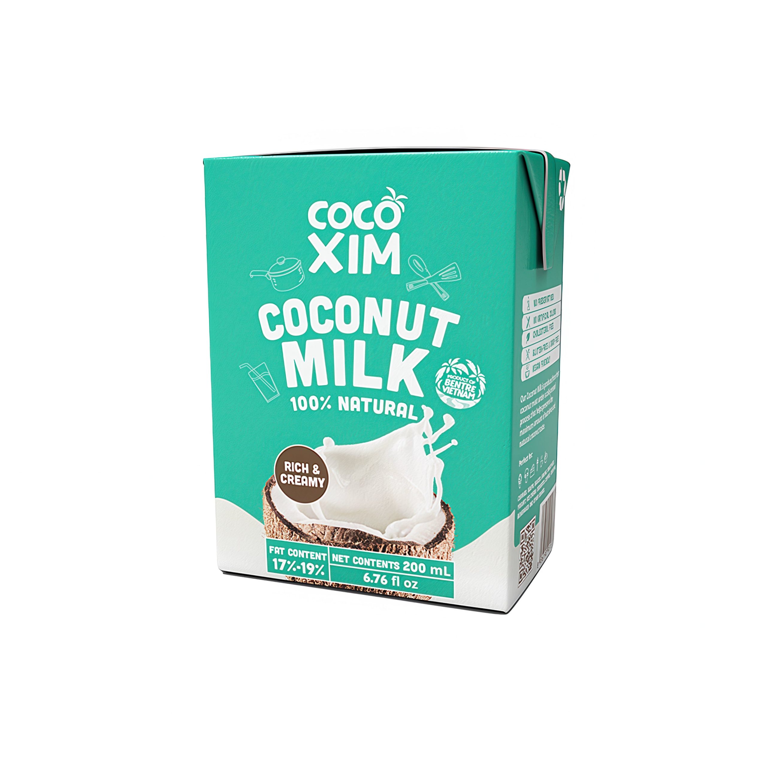Mléko kokosové na vaření premium 17-19 % 200 ml   COCOXIM Cocoxim