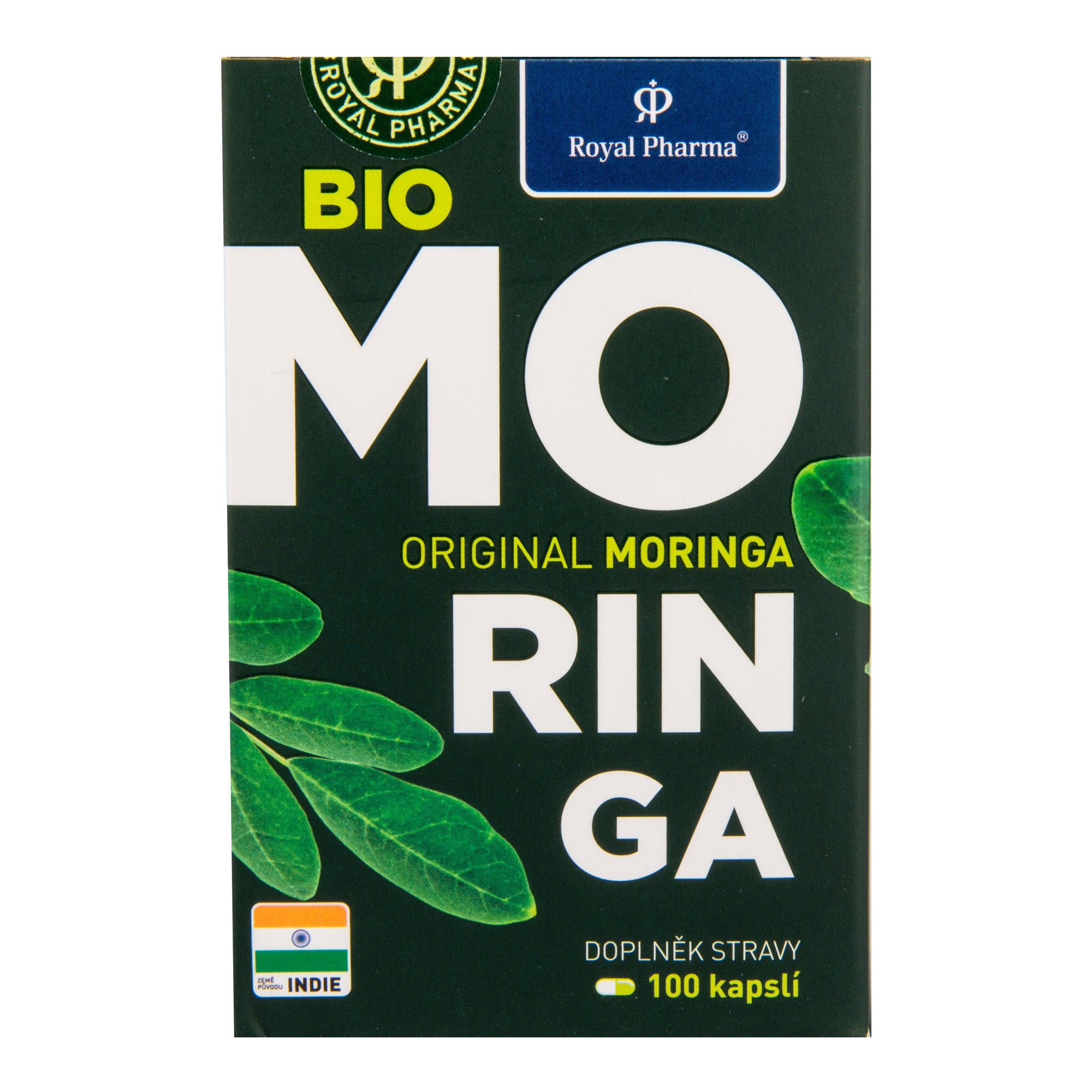 Moringa 100 kapslí 30 g BIO    ROYAL PHARMA Royal Pharma®
