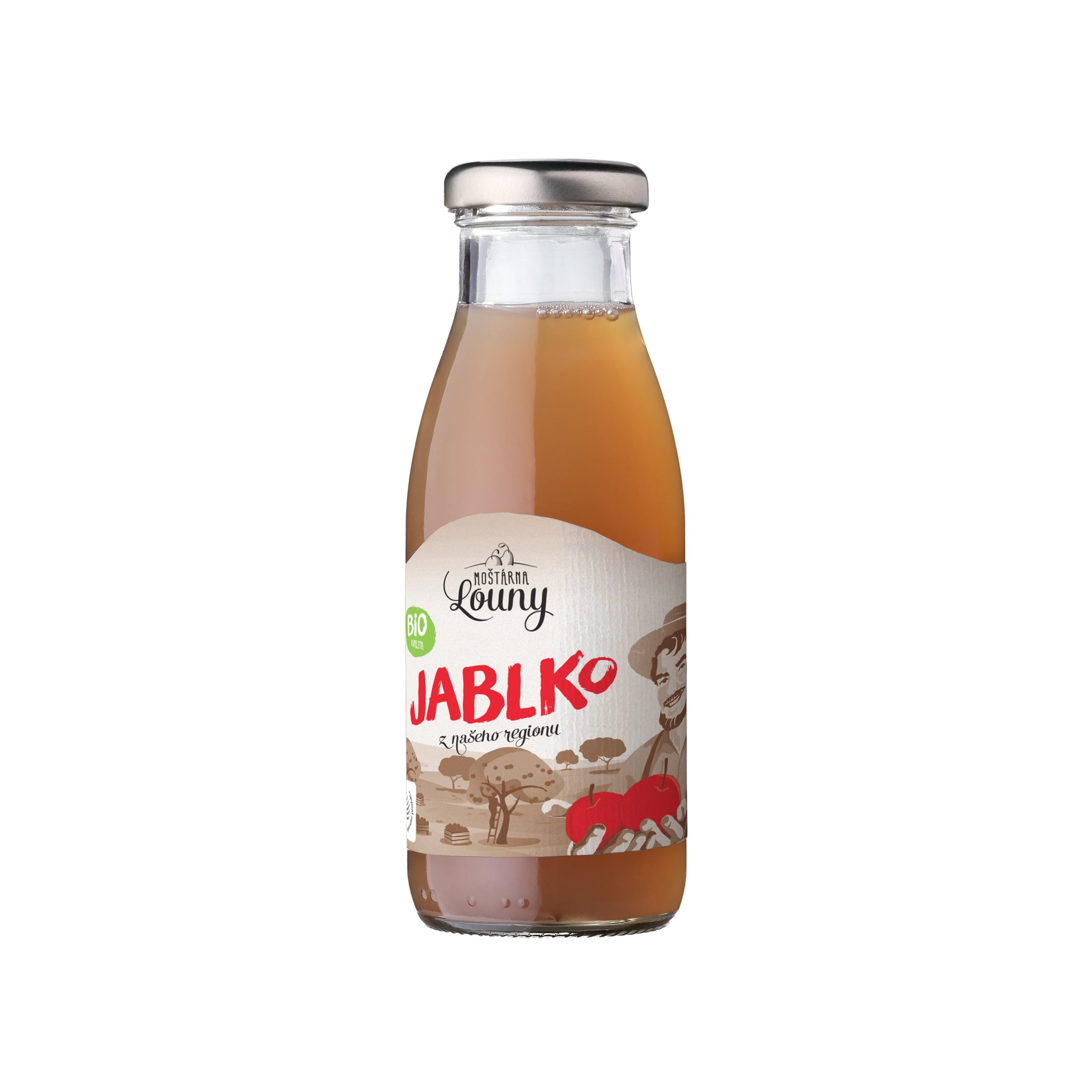 Mošt jablečný 250 ml BIO   MOŠTÁRNA LOUNY Moštárna Louny