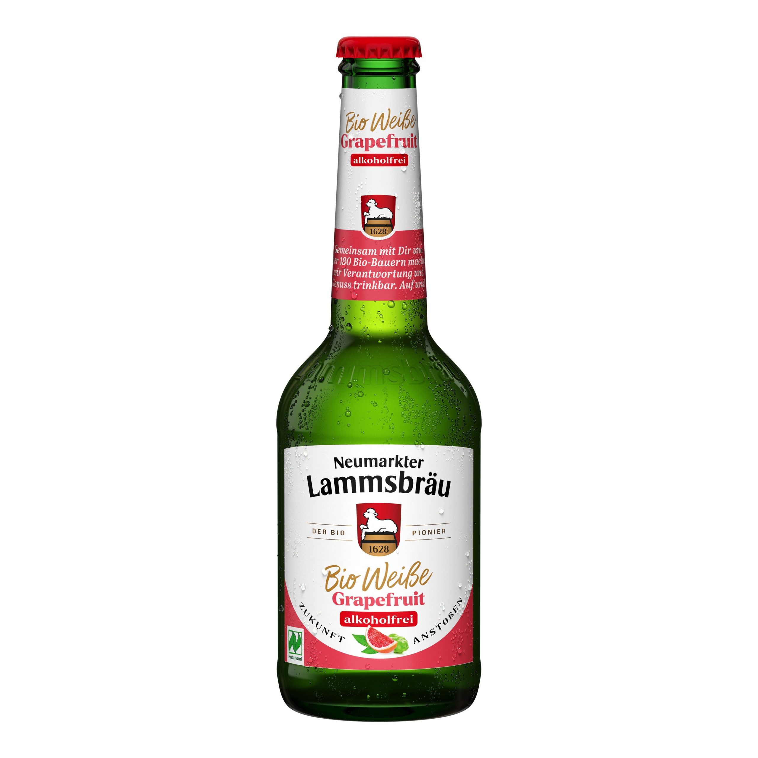 Nápoj Weisse Grapefruit nealkoholický 330 ml BIO   LAMMSBRÄU Lammsbräu