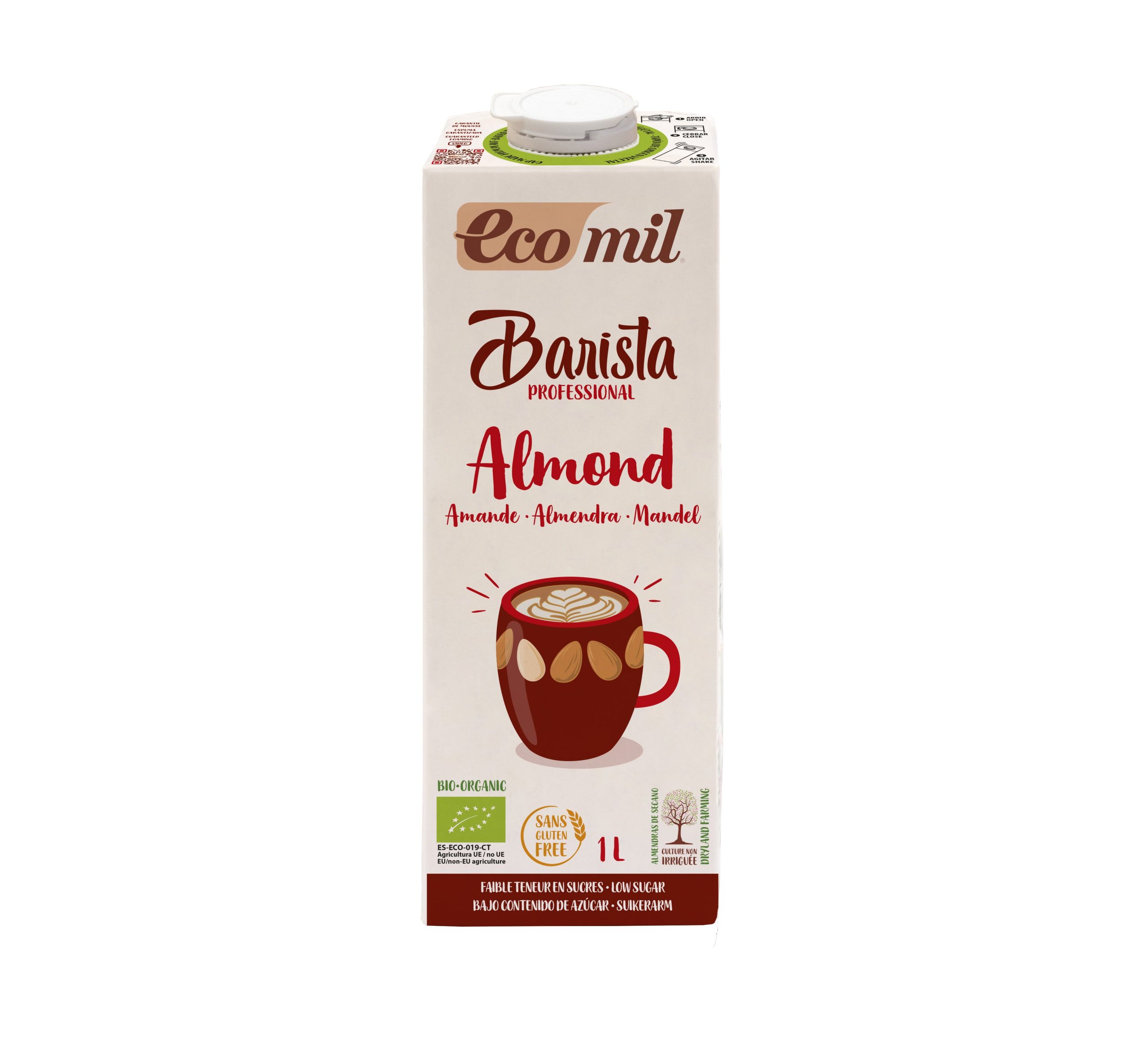 Nápoj mandlový Barista 1 l BIO   ECOMIL EcoMil