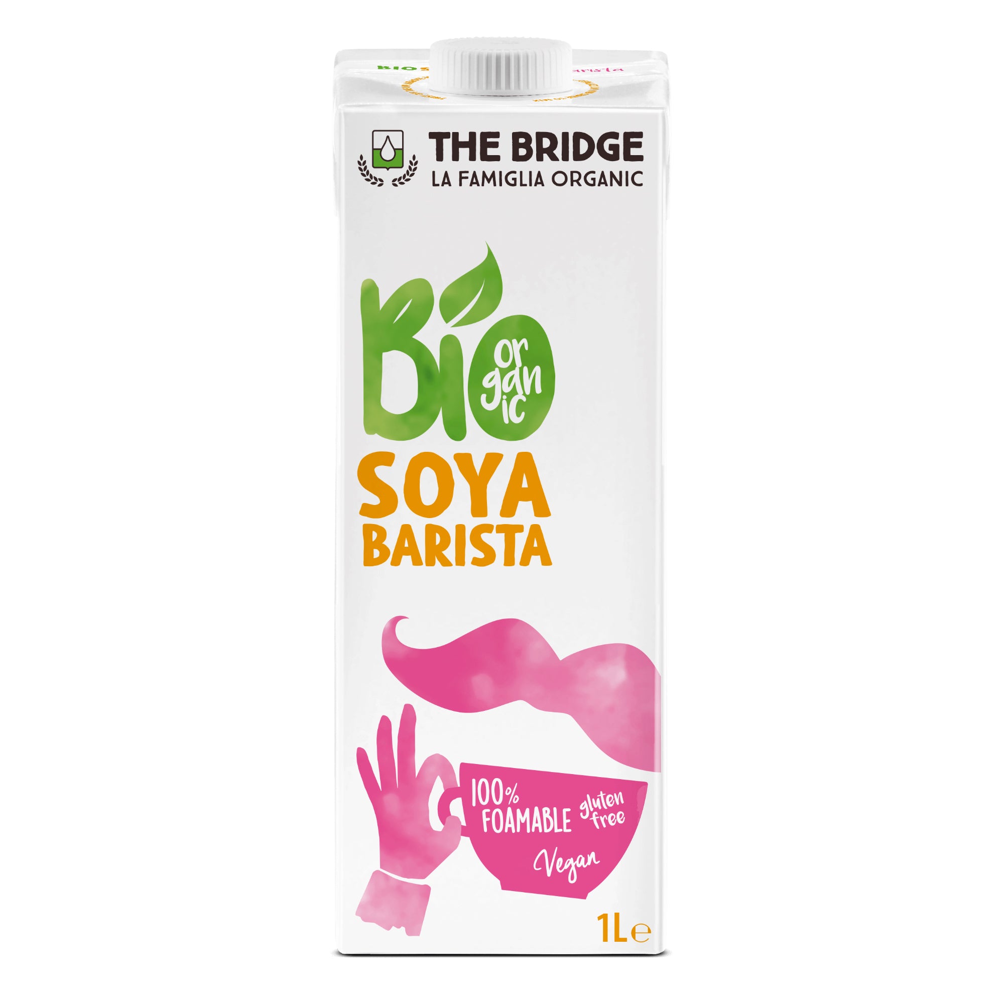 Nápoj sójový Barista 1 l BIO   THE BRIDGE The Bridge