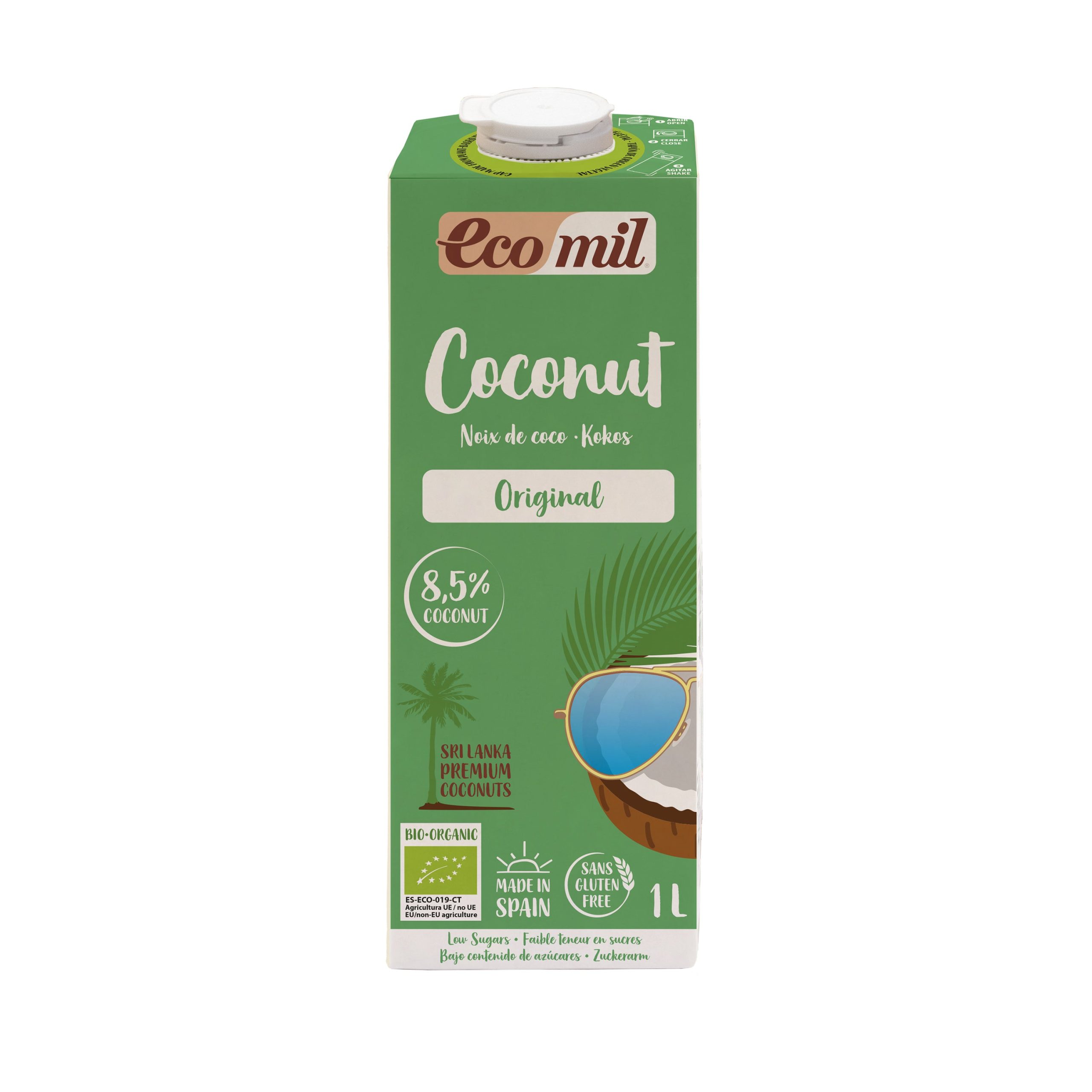 Nápoj z kokosu 1 l BIO   ECOMIL EcoMil