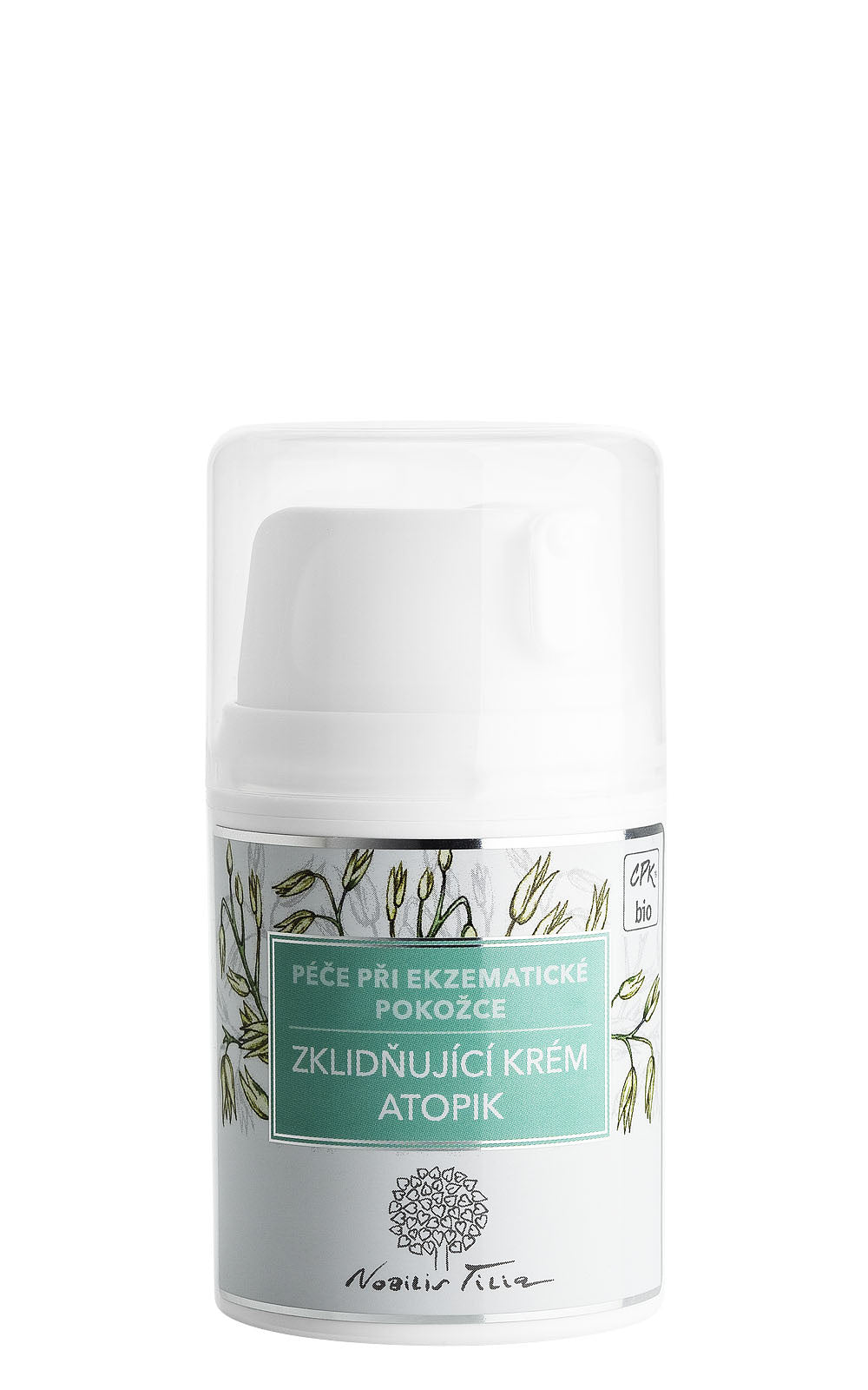 Nobilis Tilia Atopik Zklidňující krém BIO (50 ml) - exp. 31. 10. 2025 - vhodný pro atopickou pokožku Nobilis Tilia