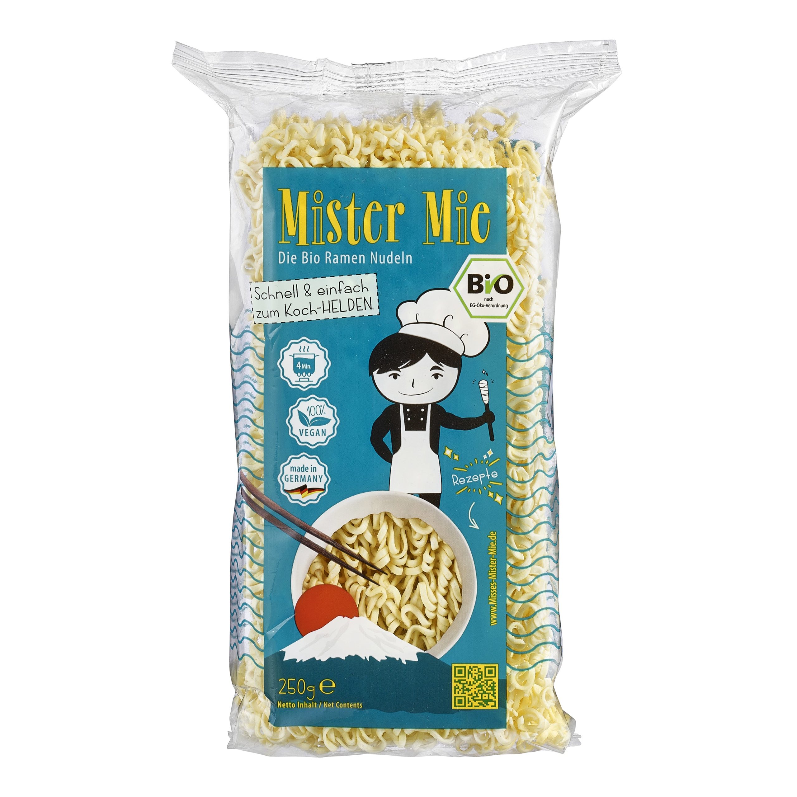 Nudle ramen instantní 250 g BIO   MISSES & MISTER MIE Misses & Mister Mie