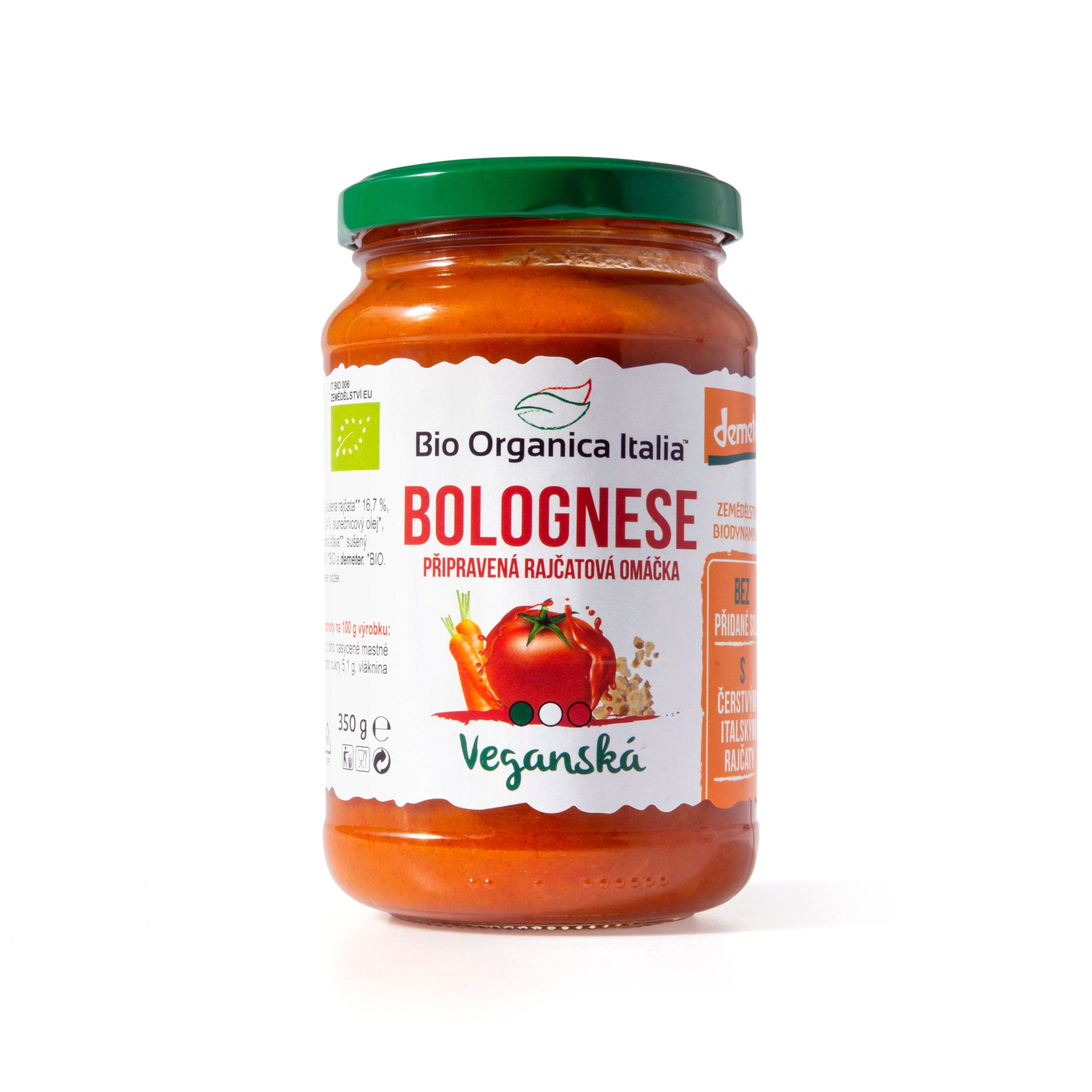 Omáčka rajčatová Boloňská 350 g BIO   BIO ORGANICA ITALIA Bio organica Italia