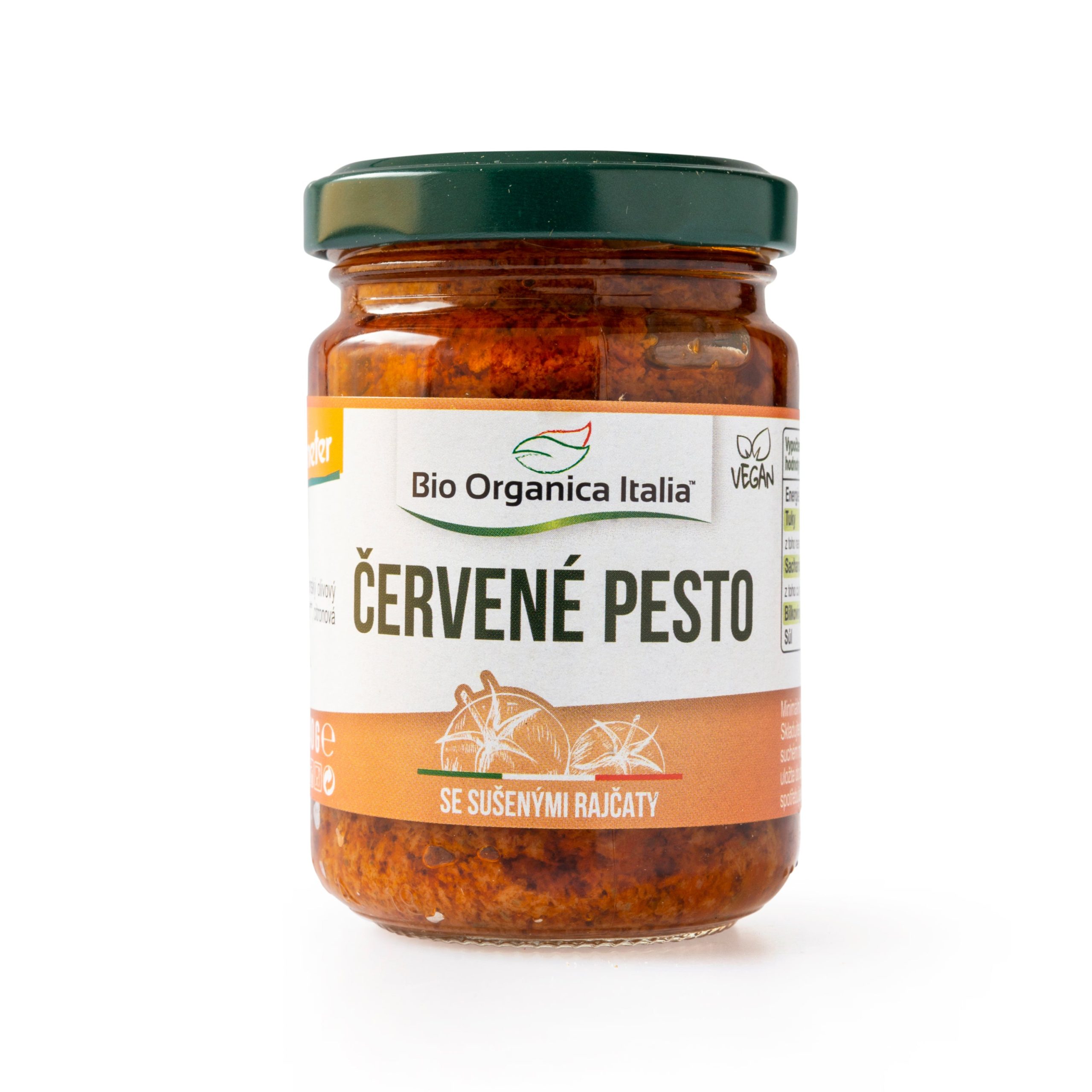 Pesto červené 140 g BIO   BIO ORGANICA ITALIA Bio organica Italia