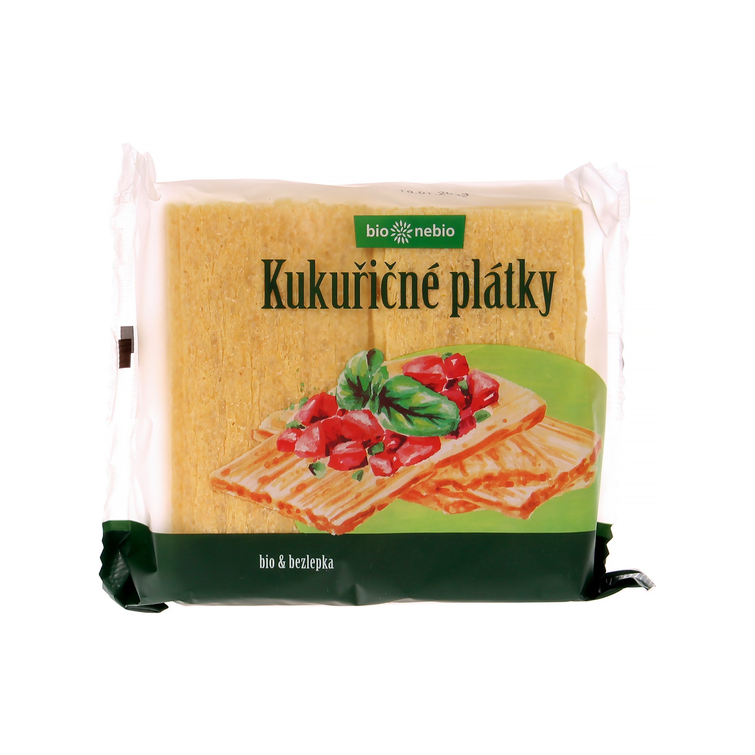 Plátky křupavé kukuřičné 100 g BIO   BIO NEBIO Bio nebio