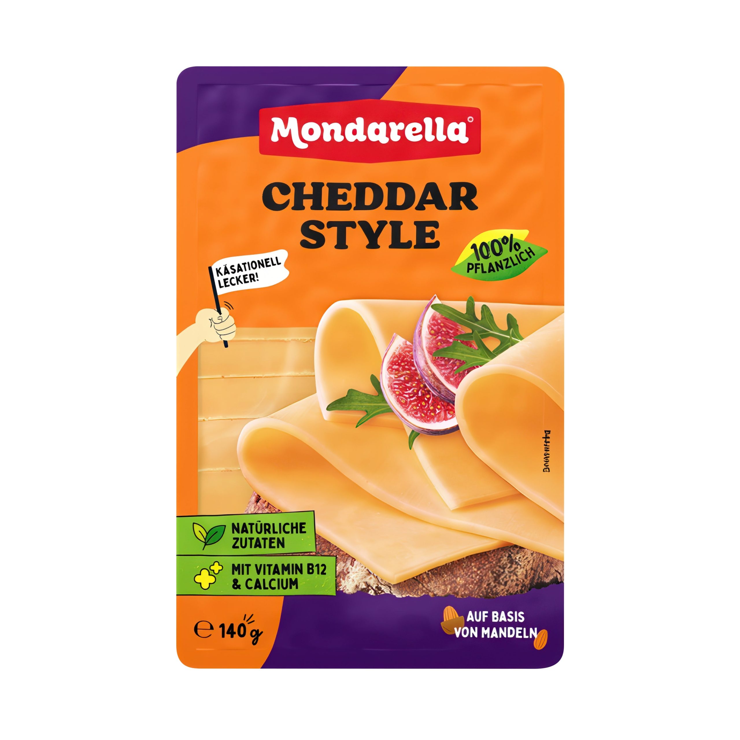 Plátky s příchutí cheddaru 140 g   MONDARELLA Mondarella