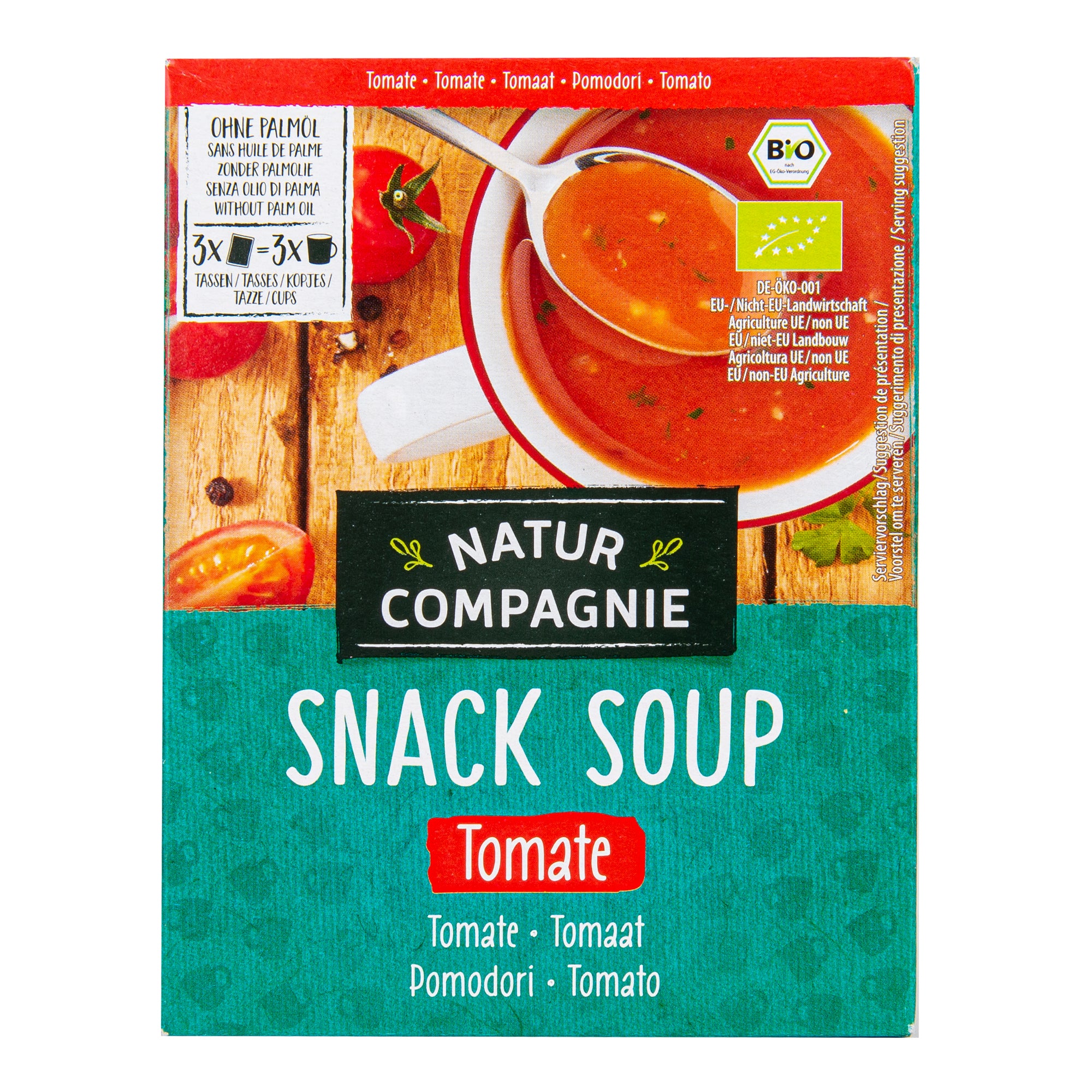 Polévka instantní rajská 60 g BIO   NATUR COMPAGNIE Natur Compagnie