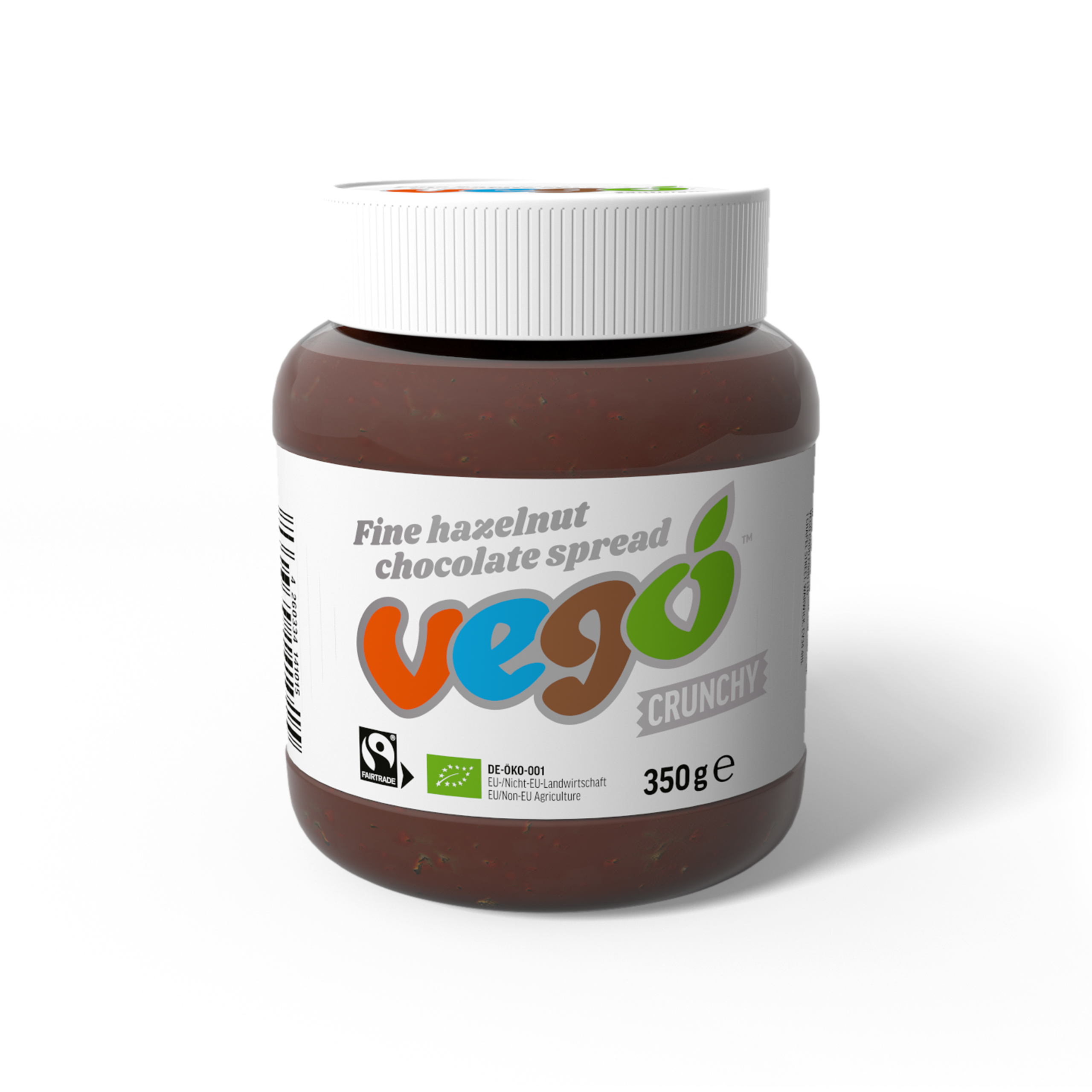 Pomazánka čokoládovo-lískooříšková crunchy 350 g BIO   VEGO Vego