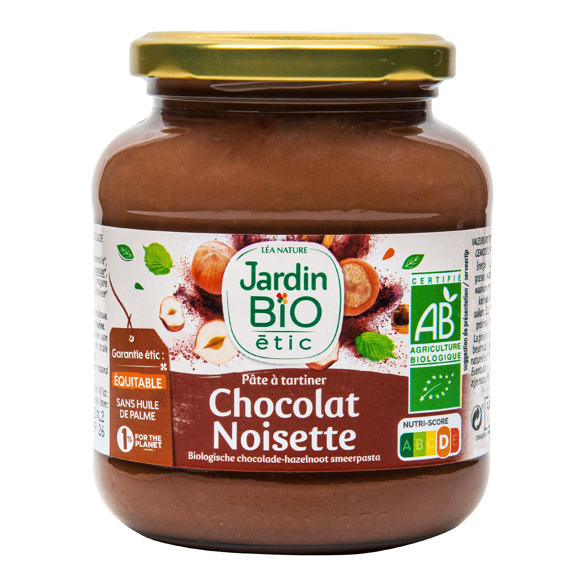 Pomazánka čokoládovo-lísková 350 g BIO  JARDIN BIO Jardin
