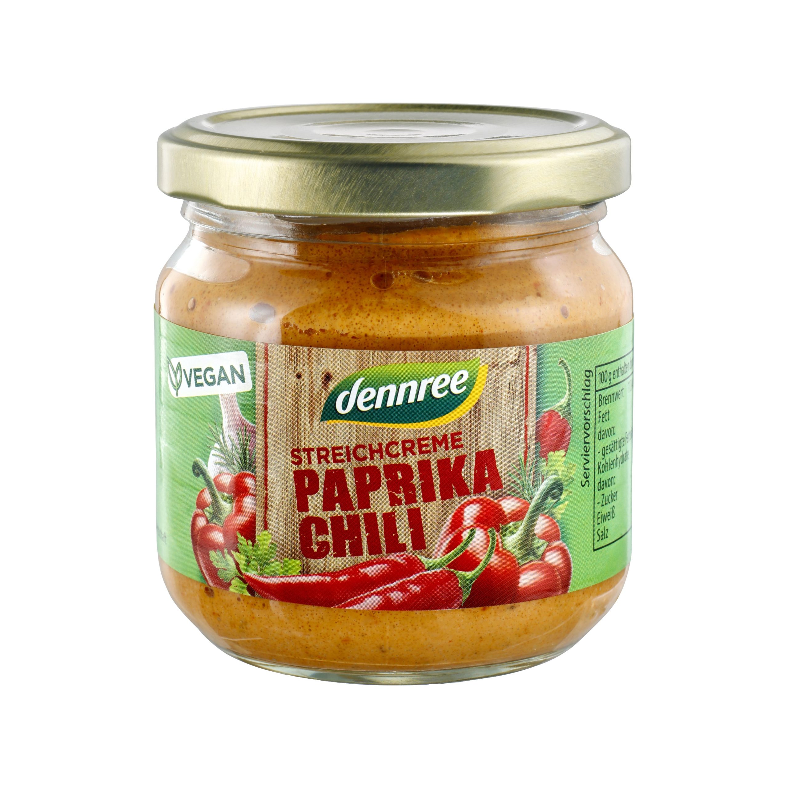 Pomazánka paprika a chilli 180 g BIO   DENNREE Dennree