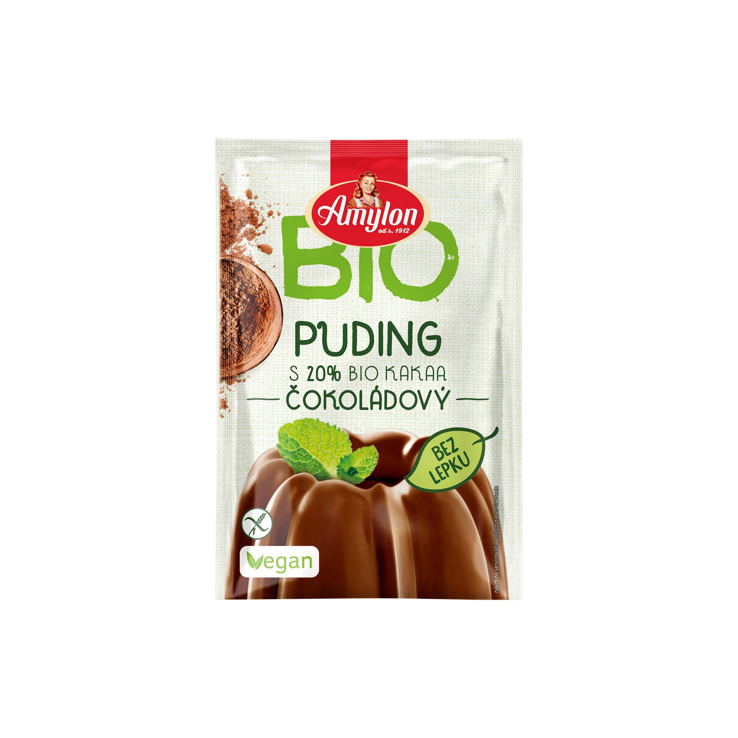 Pudink čokoládový bezlepkový 40 g BIO   AMYLON Amylon