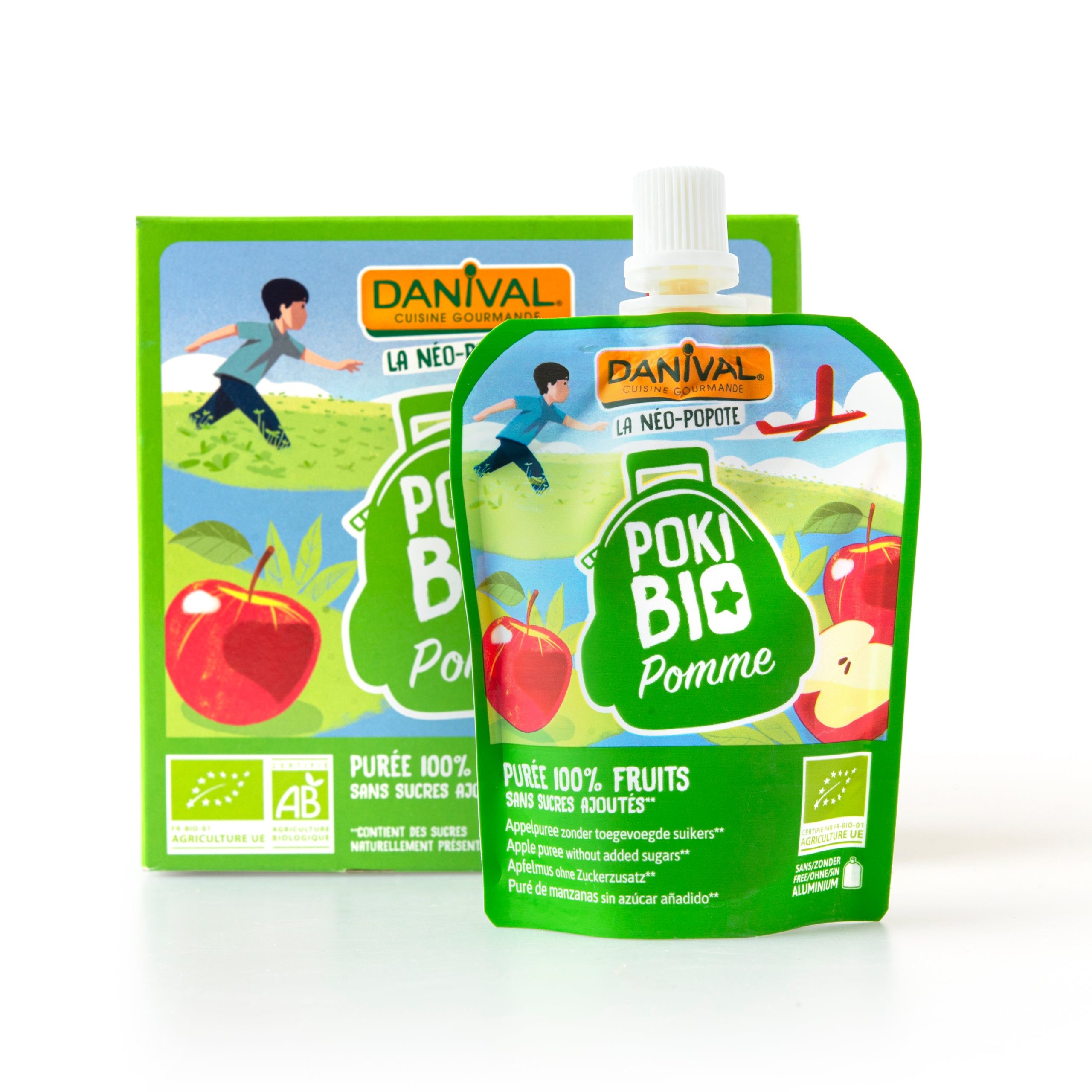 Pyré jablečné POKI 360 g BIO   DANIVAL Danival