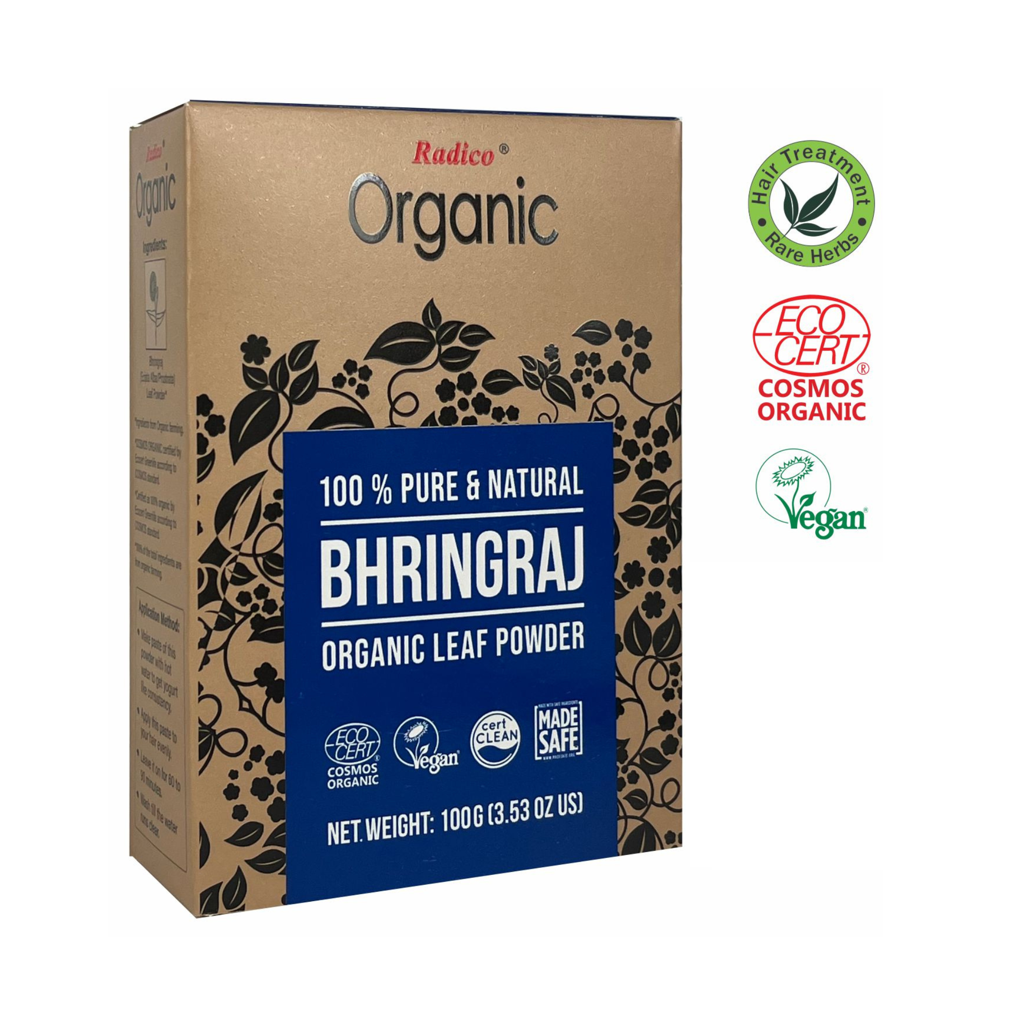 Radico Bylinná kúra BIO (100 g) - Bhringraj - pošk. obal - pro růst vlasů Radico