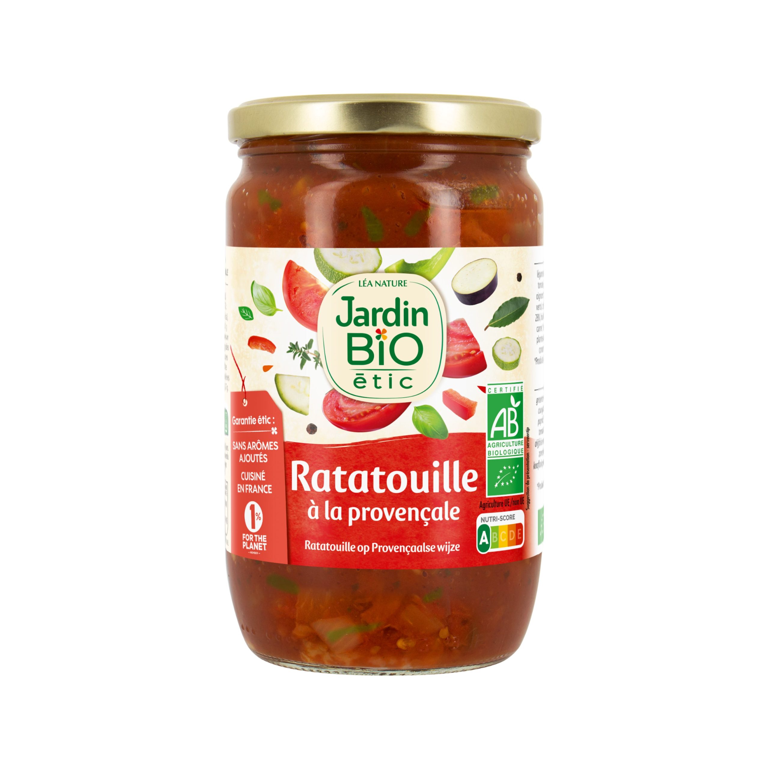 Ratatouille 650 g BIO   JARDIN BIO Jardin