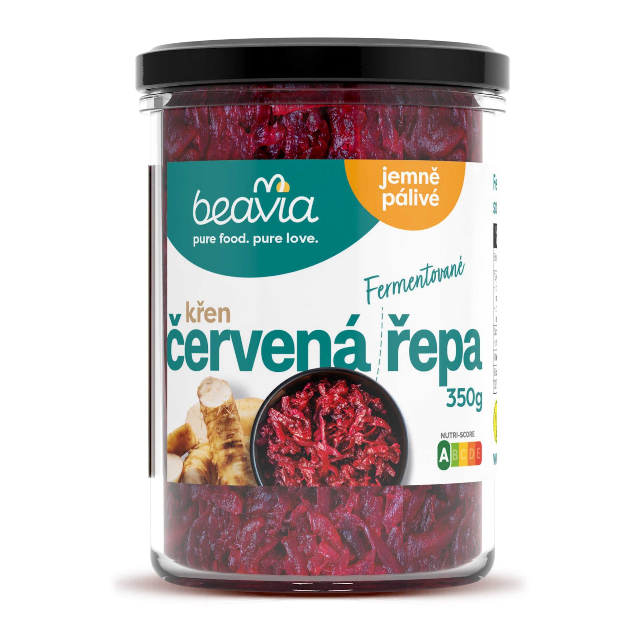 Řepa červená fermentovaná s křenem 350 g   I LOVE HUMMUS/BEAVIA I Love Hummus