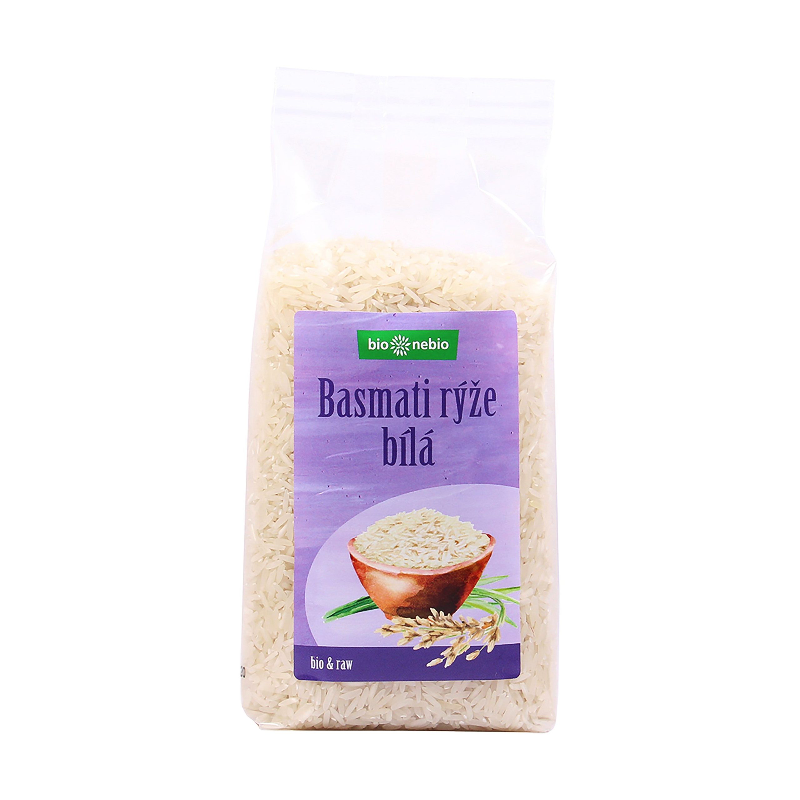 Rýže basmati bílá 500 g BIO   BIO NEBIO Bio nebio