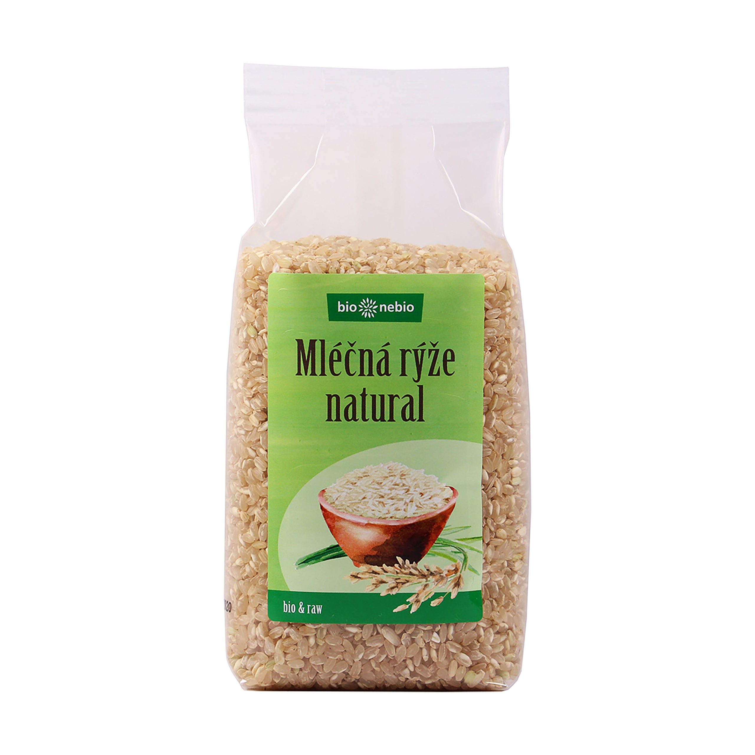 Rýže mléčná natural 500 g BIO   BIO NEBIO Bio nebio