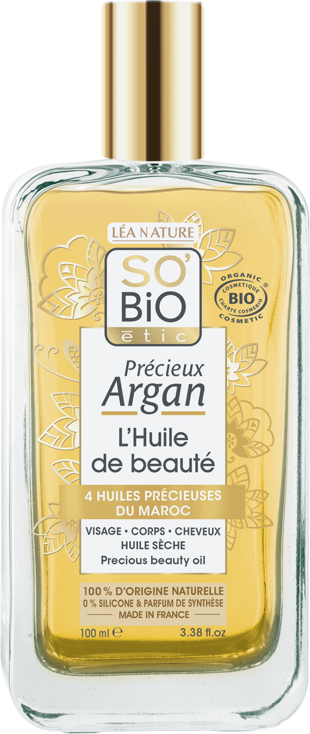 SO’BiO étic Précieux Argan Pěstící olej na tělo