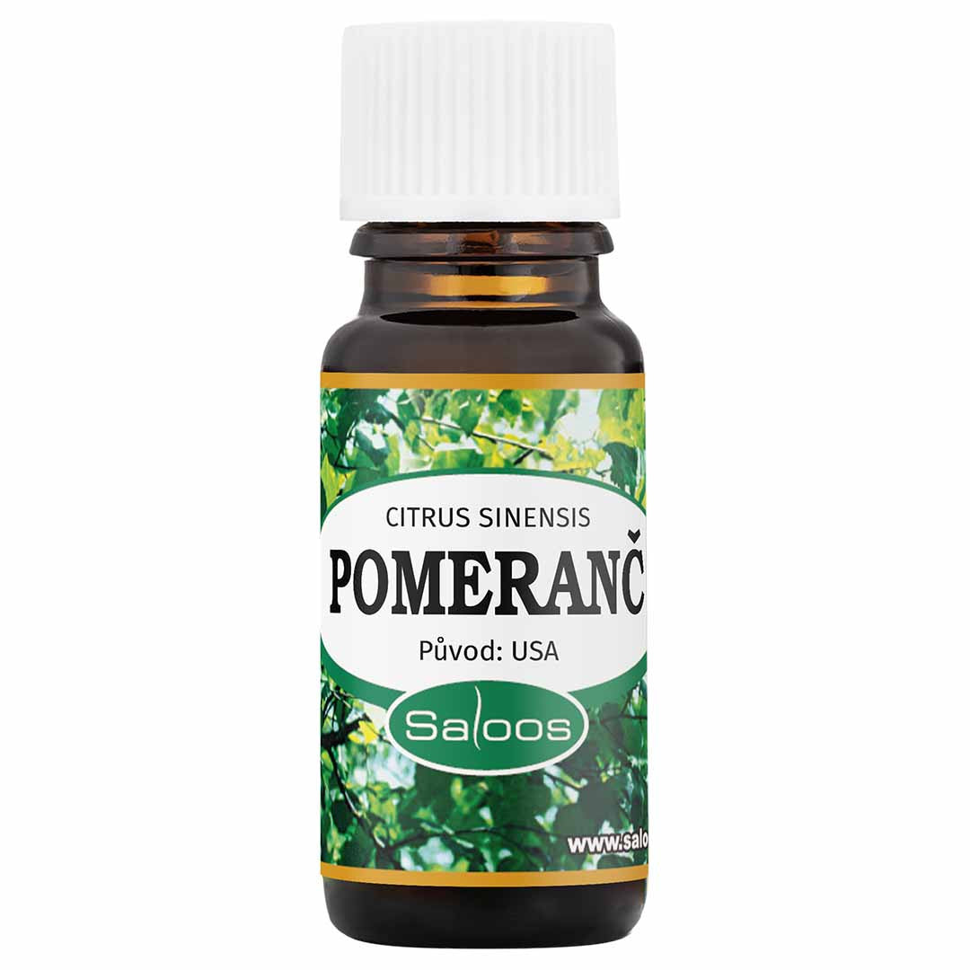 Saloos Esenciální olej Pomeranč (10 ml) - energie pro tělo i mysl Saloos