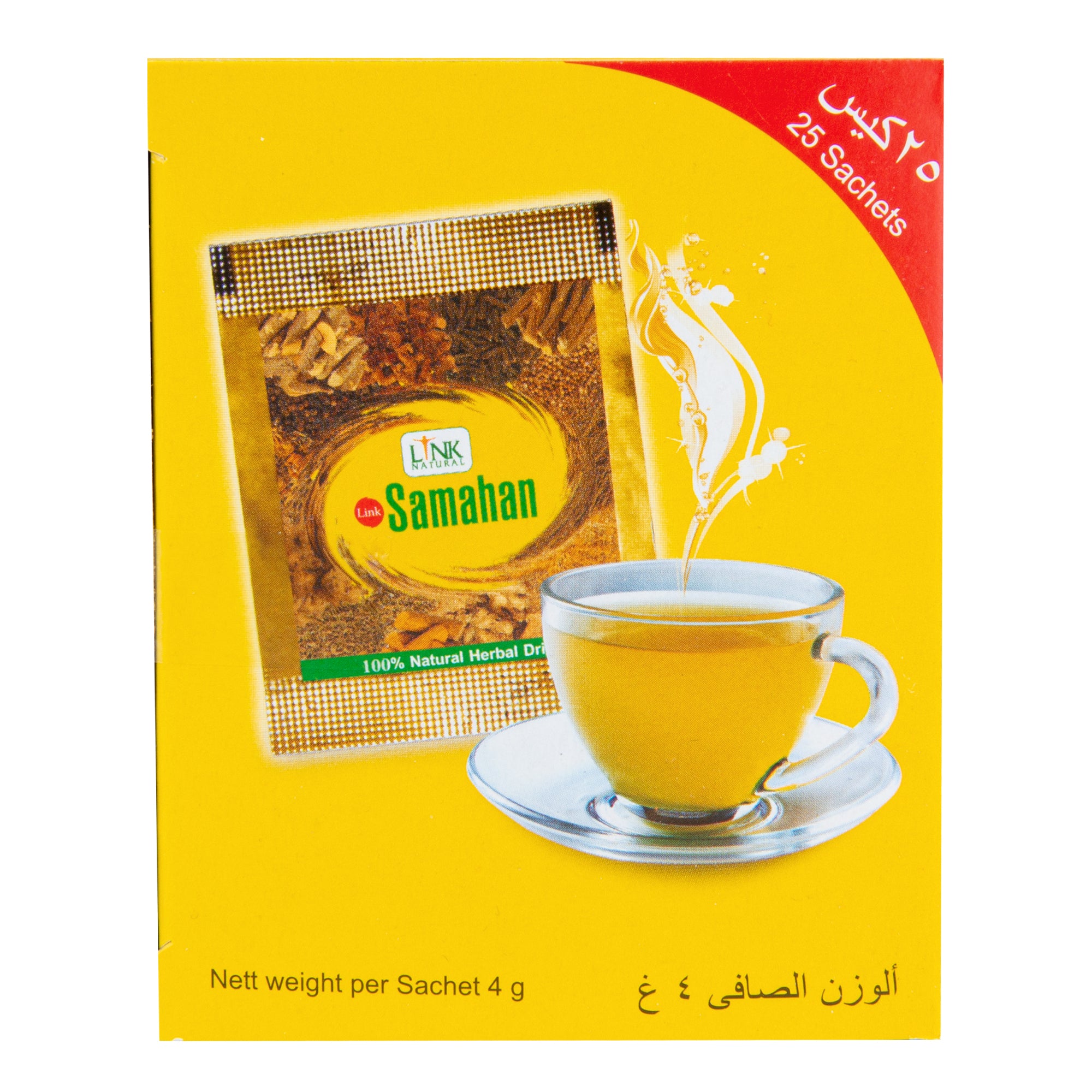 Samahan nápoj bylinný instantní 25x4 g   LINK NATURAL Link Natural