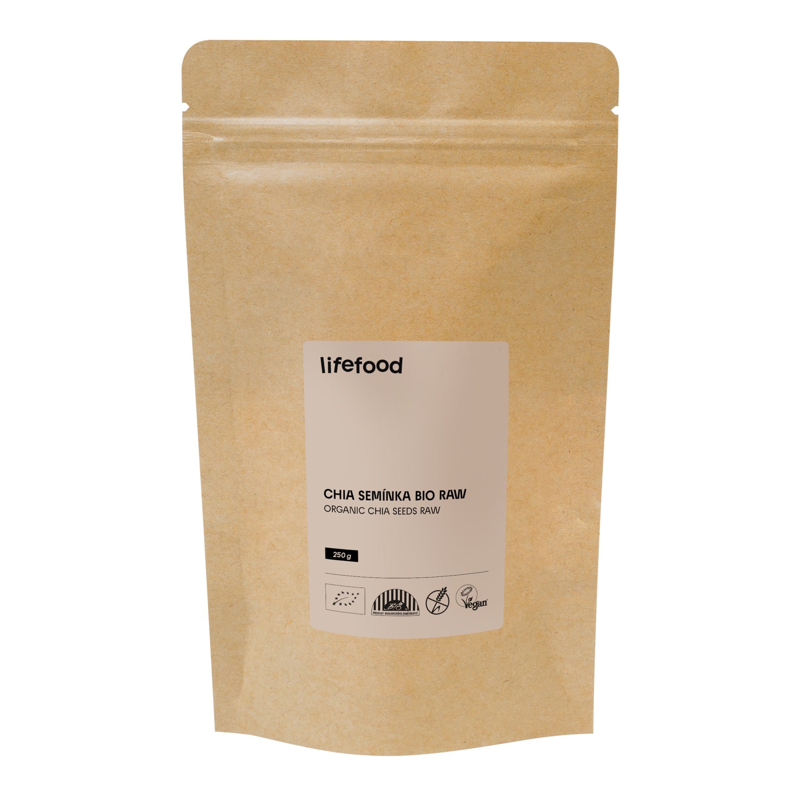 Semínka chia RAW 250 g BIO   LIFEFOOD Lifefood