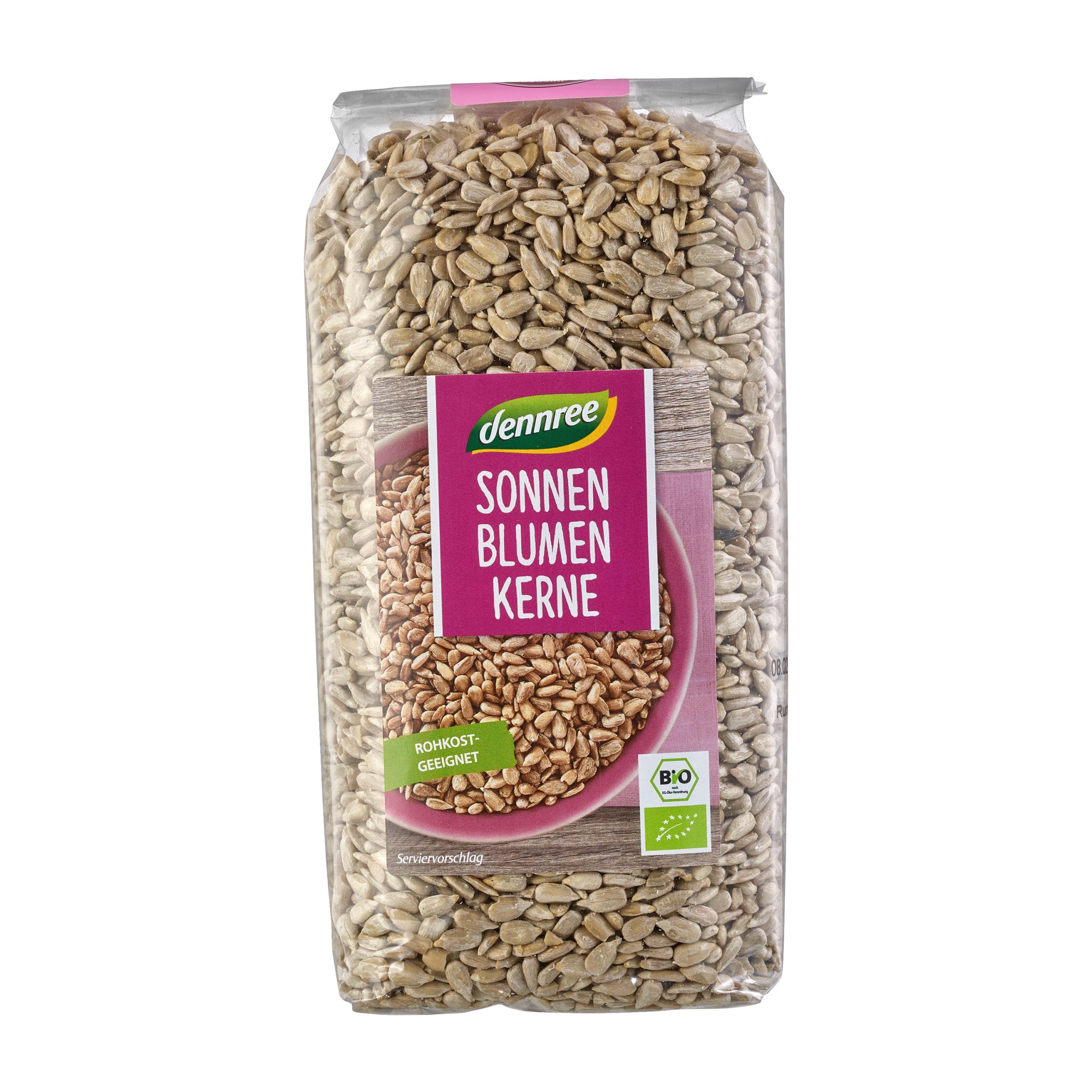 Semínka slunečnicová 500 g BIO   DENNREE Dennree