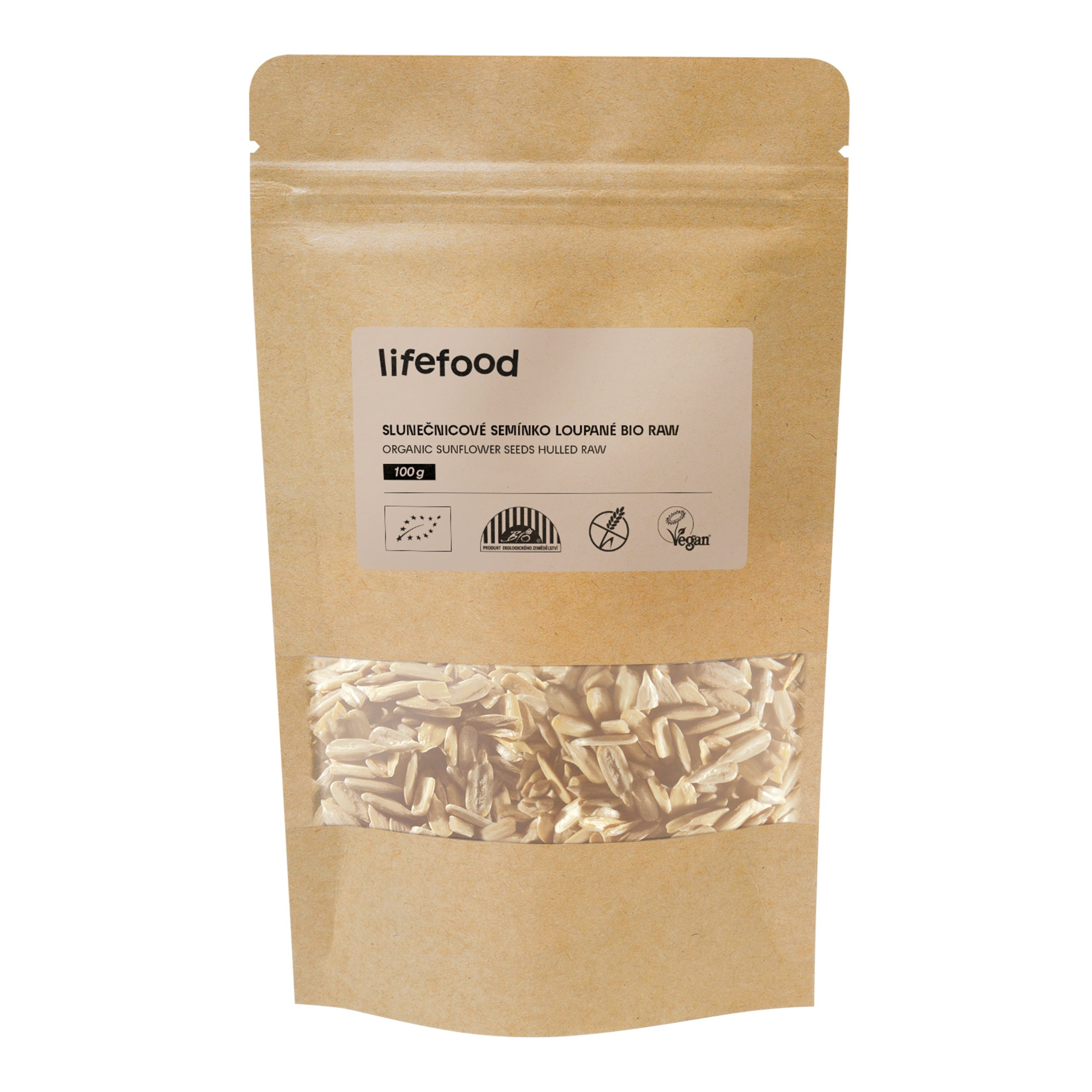 Semínka slunečnicová RAW 100 g BIO   LIFEFOOD Lifefood