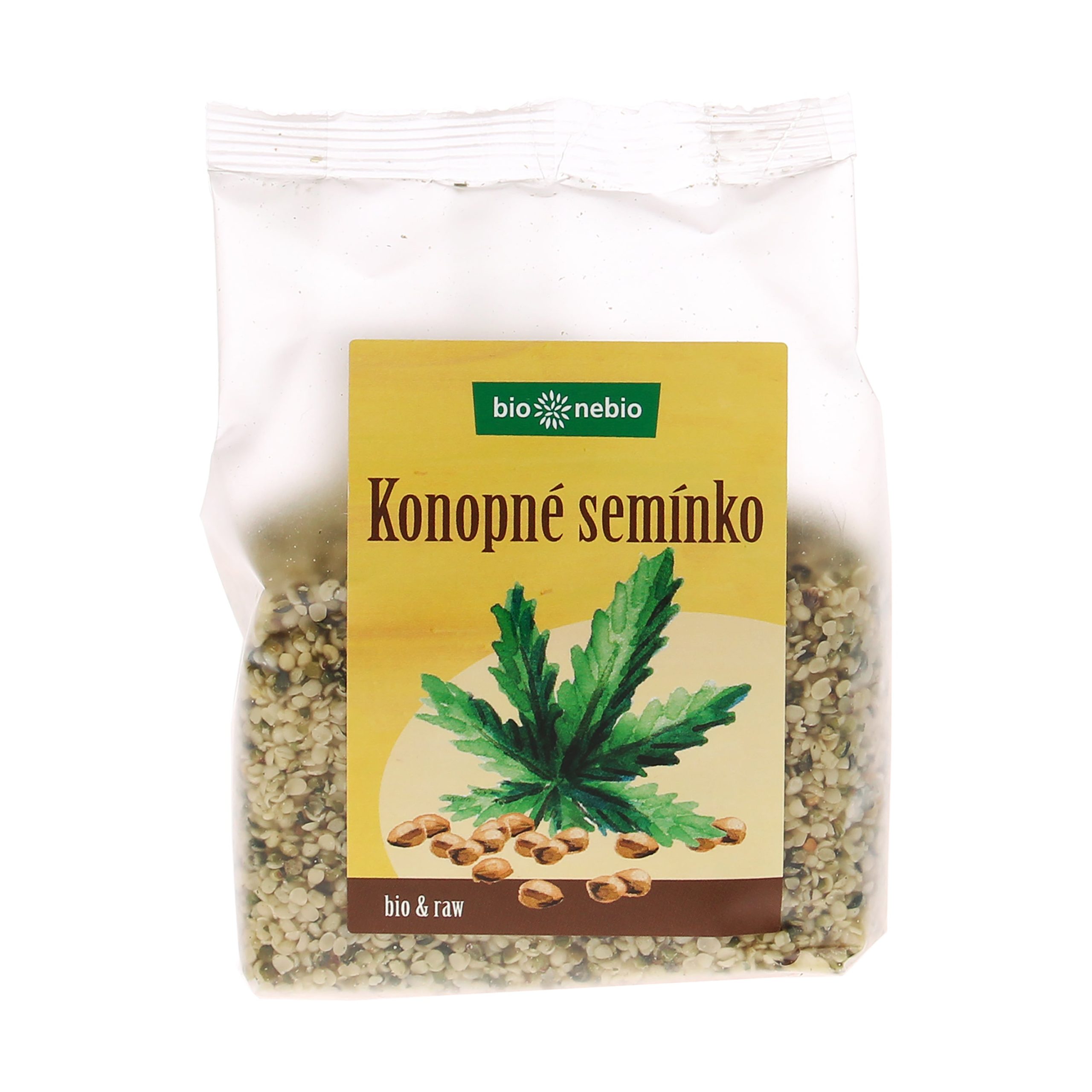 Semínko konopné loupané  200 g BIO   BIO NEBIO Bio nebio
