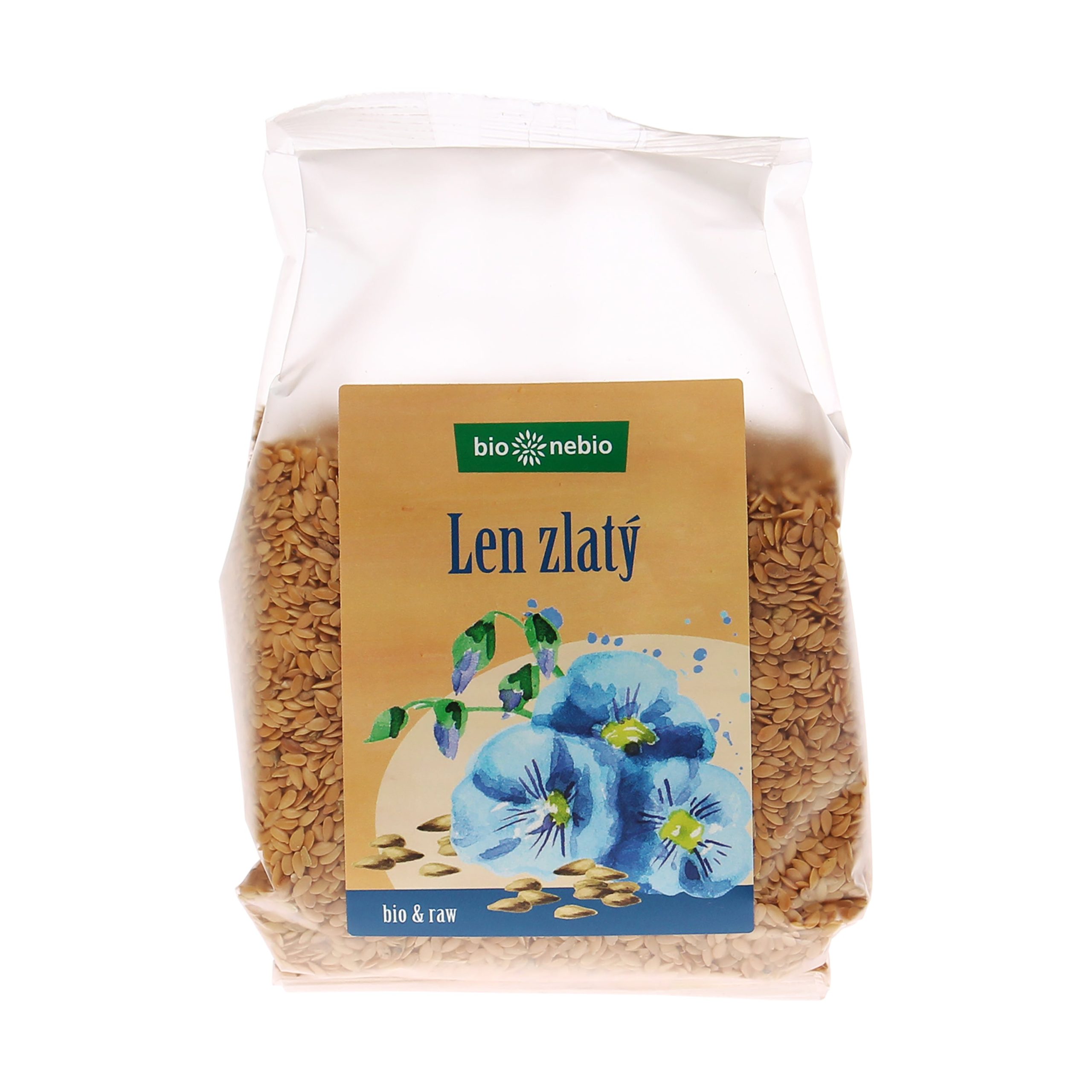 Semínko lněné zlaté  300 g BIO   BIO NEBIO Bio nebio