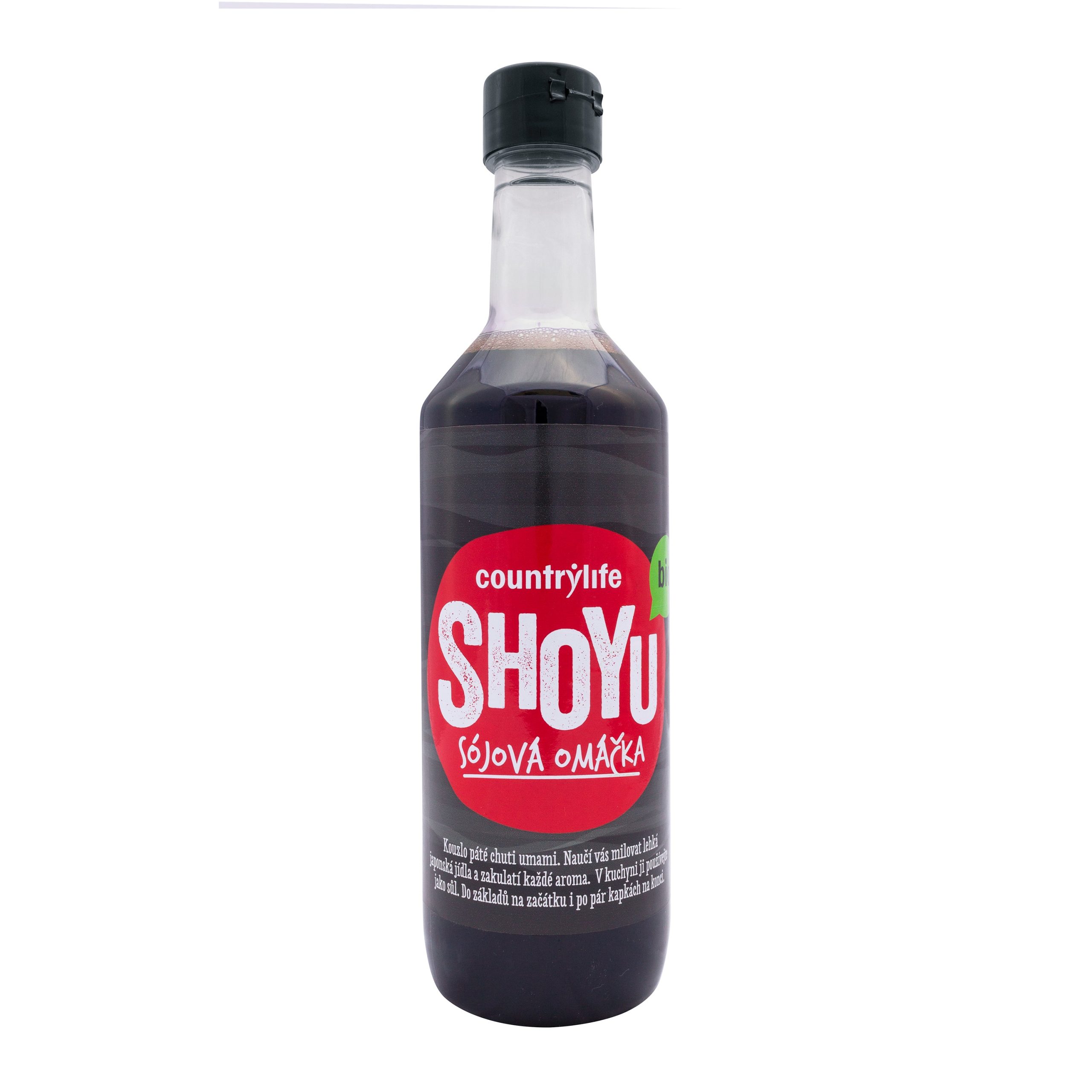 Shoyu sójová omáčka 500 ml BIO   COUNTRY LIFE Country Life